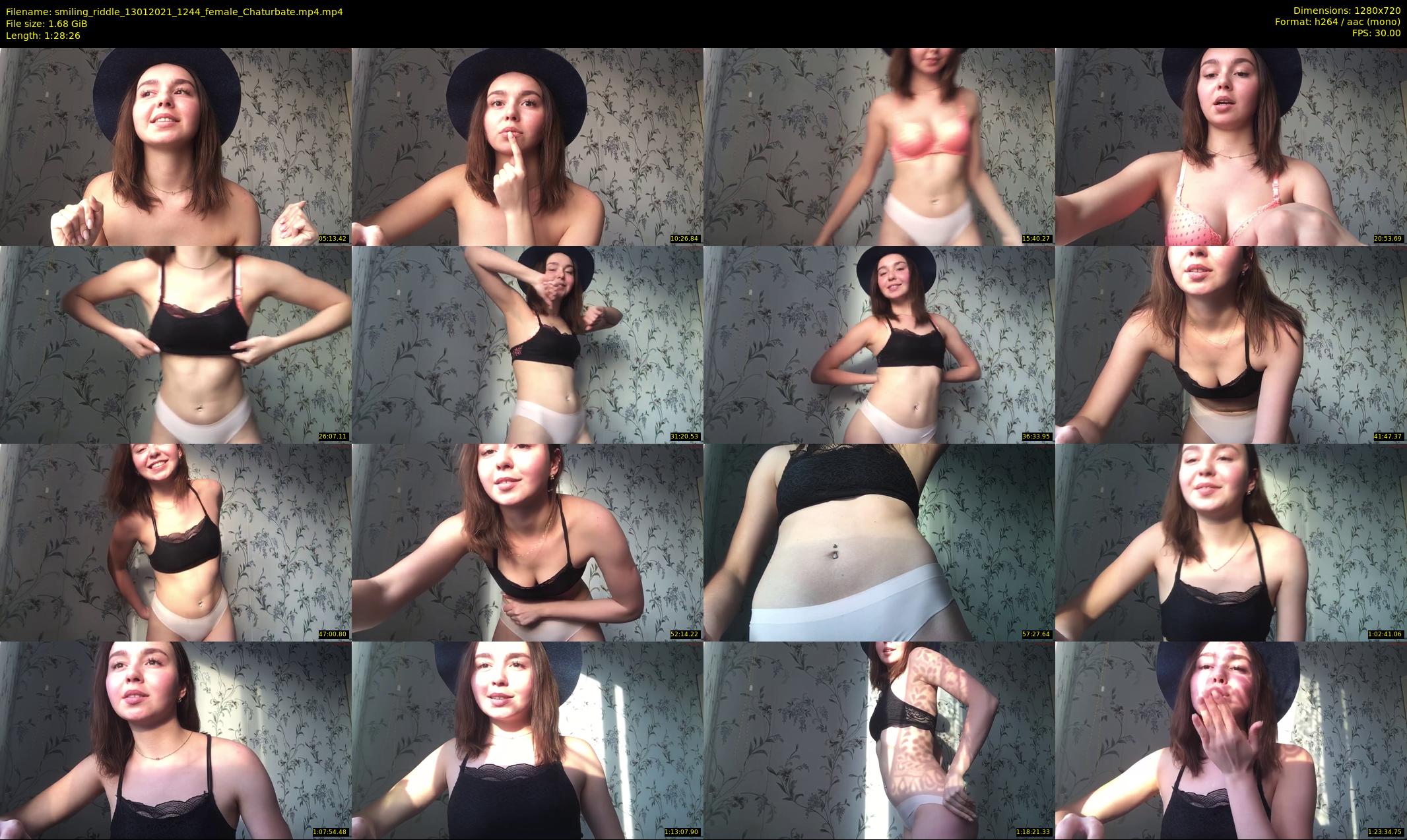 smiling_riddle — 89 minute Chaturbate female cam show recording, 720p, Jan 13, 2021