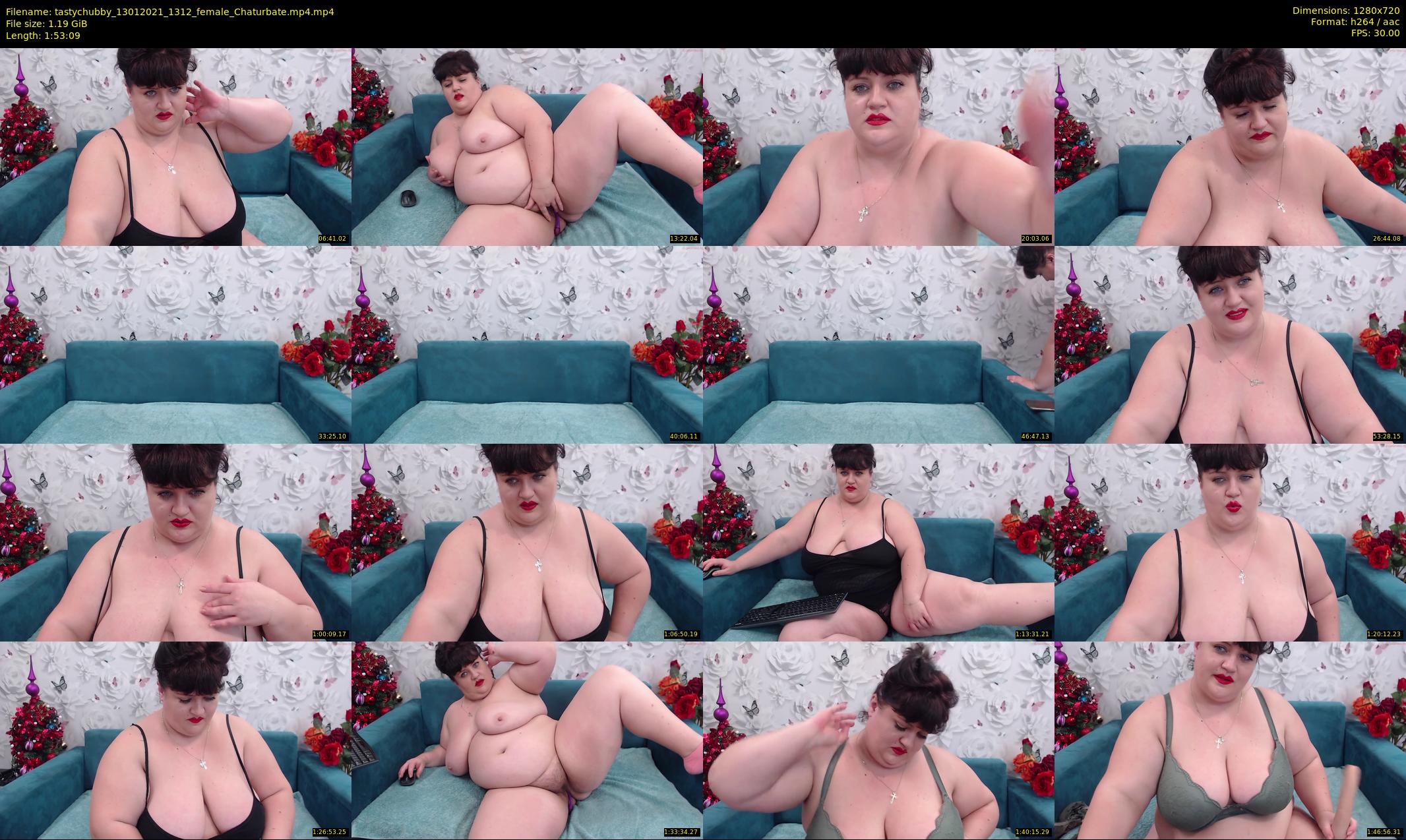 tastychubby — 114 minute Chaturbate female cam show recording, 720p, Jan 13, 2021