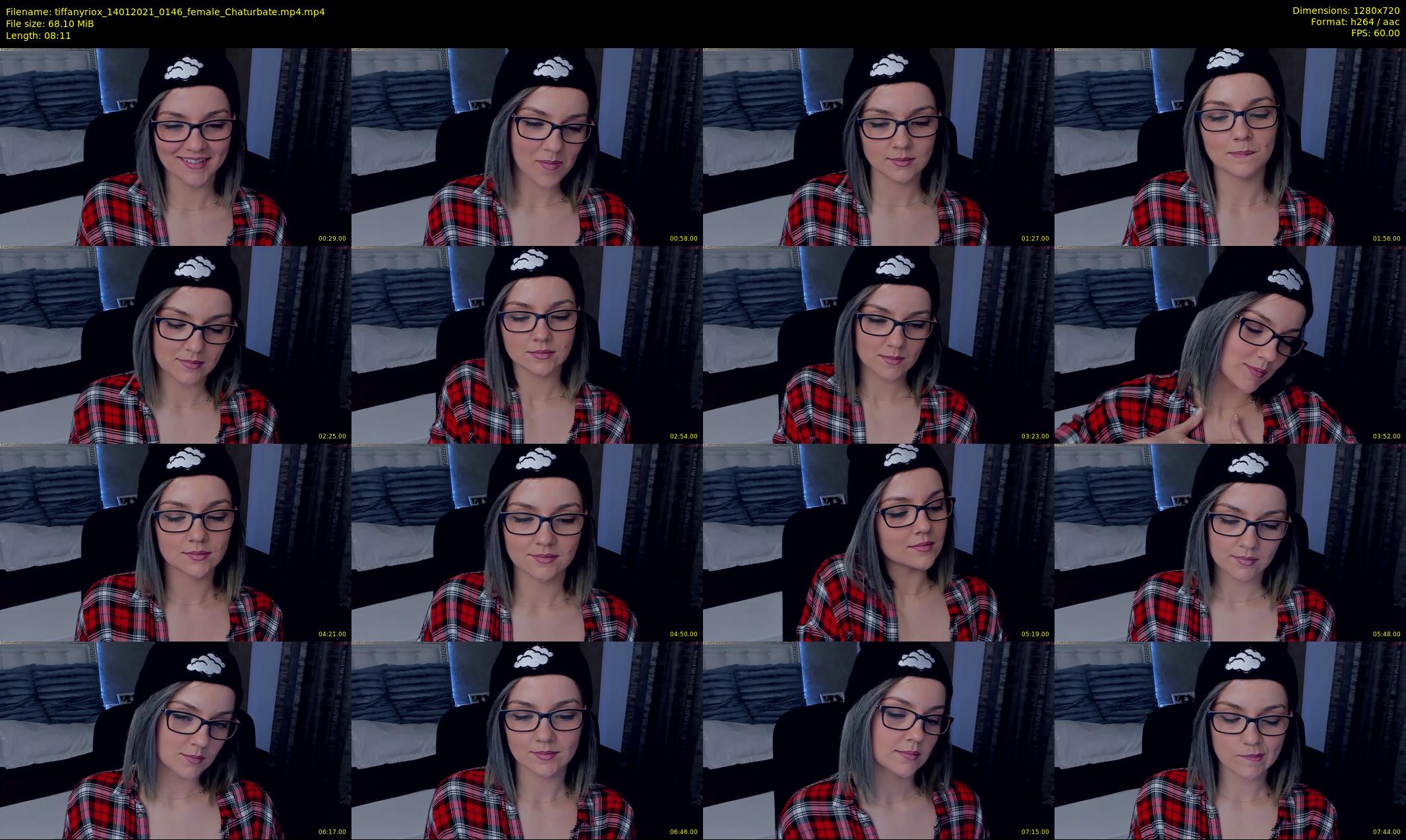 tiffanyriox — 9 minute Chaturbate female cam show recording, 720p, Jan 14, 2021