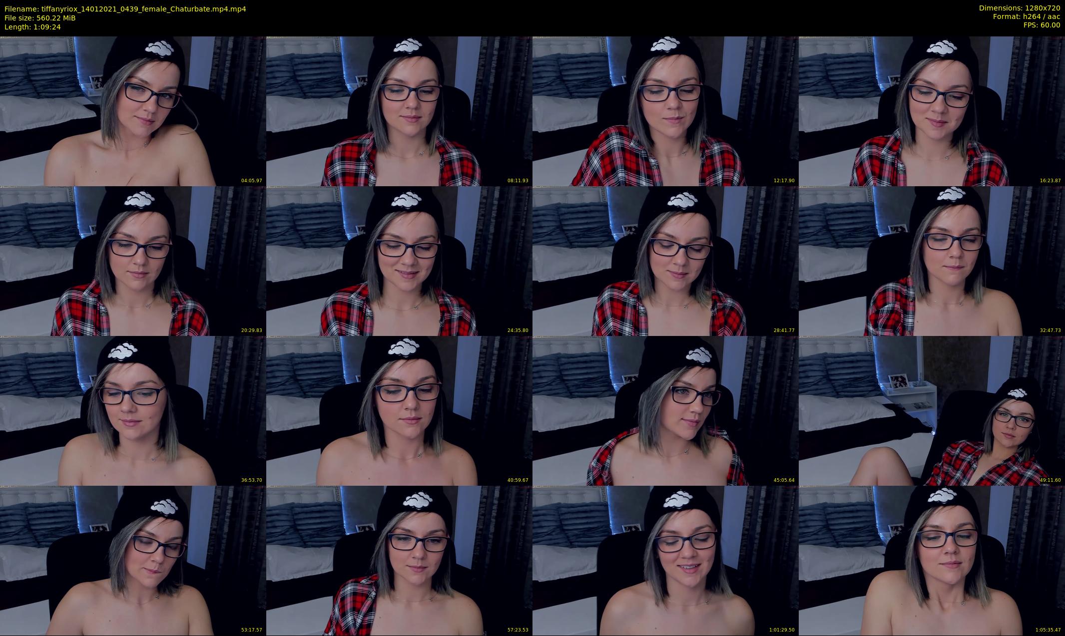 tiffanyriox — 70 minute Chaturbate female cam show recording, 720p, Jan 14, 2021
