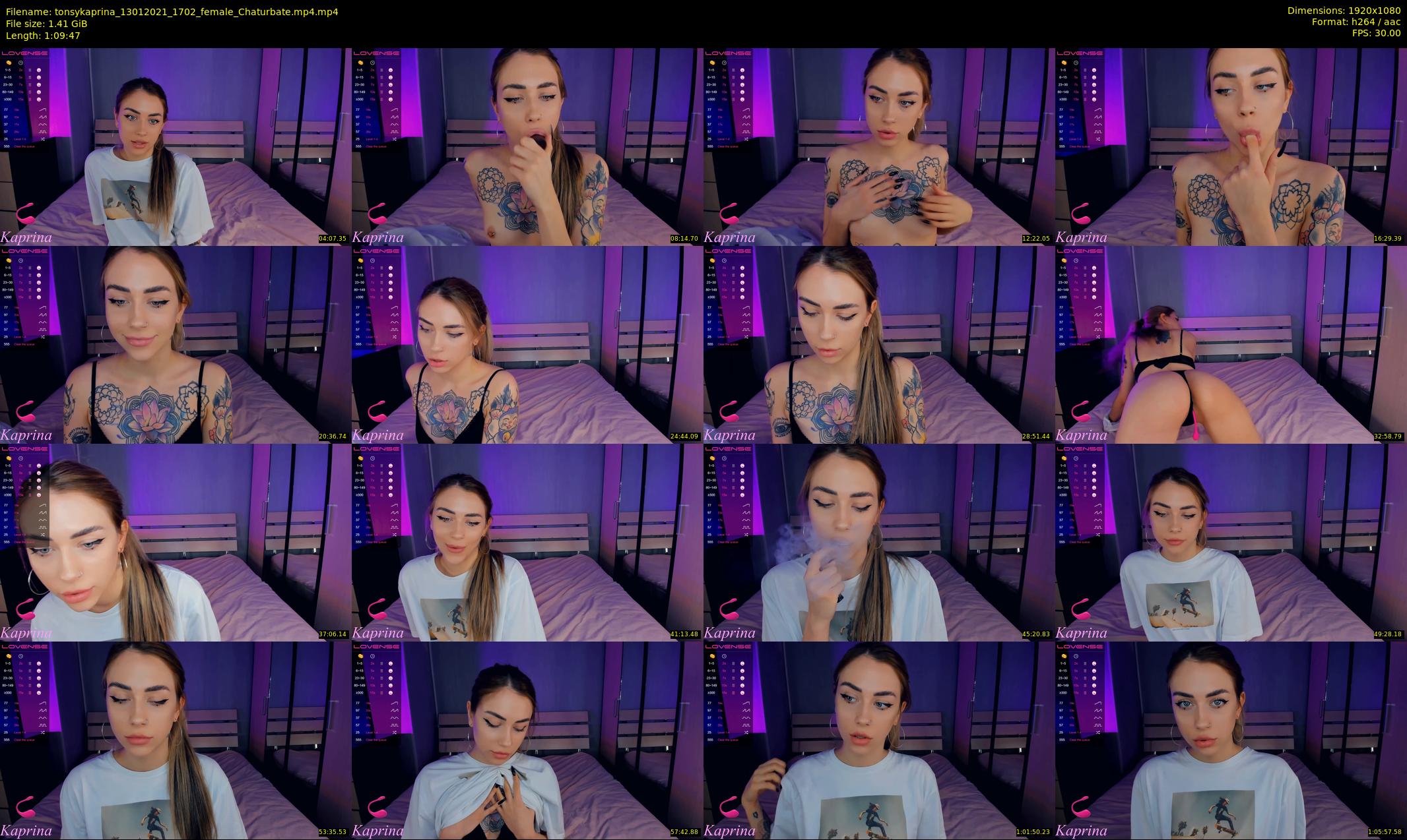 tonsykaprina — 70 minute Chaturbate couple cam show recording, 1080p, Jan 13, 2021