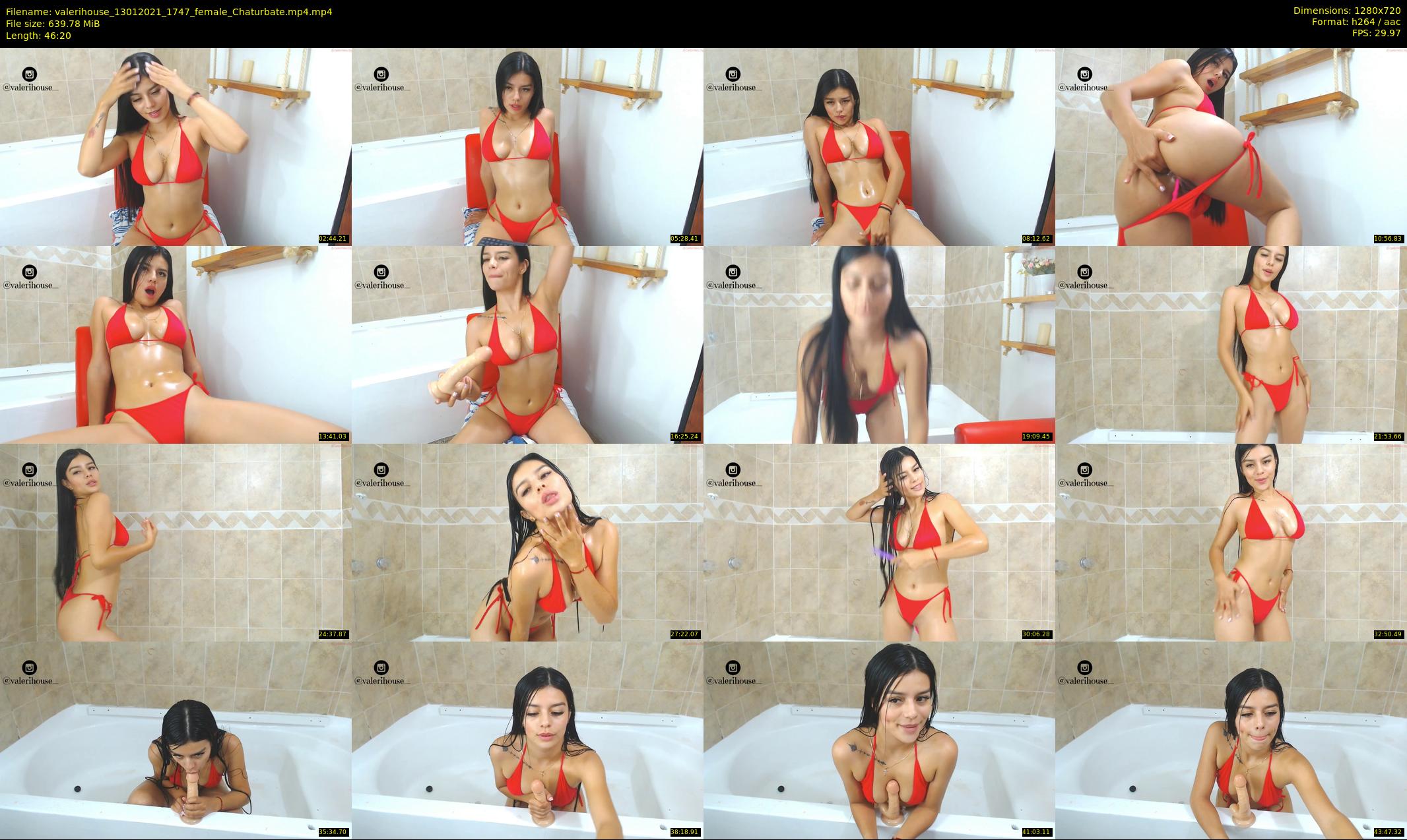 valerihouse — 47 minute Chaturbate female cam show recording, 720p, Jan 13, 2021