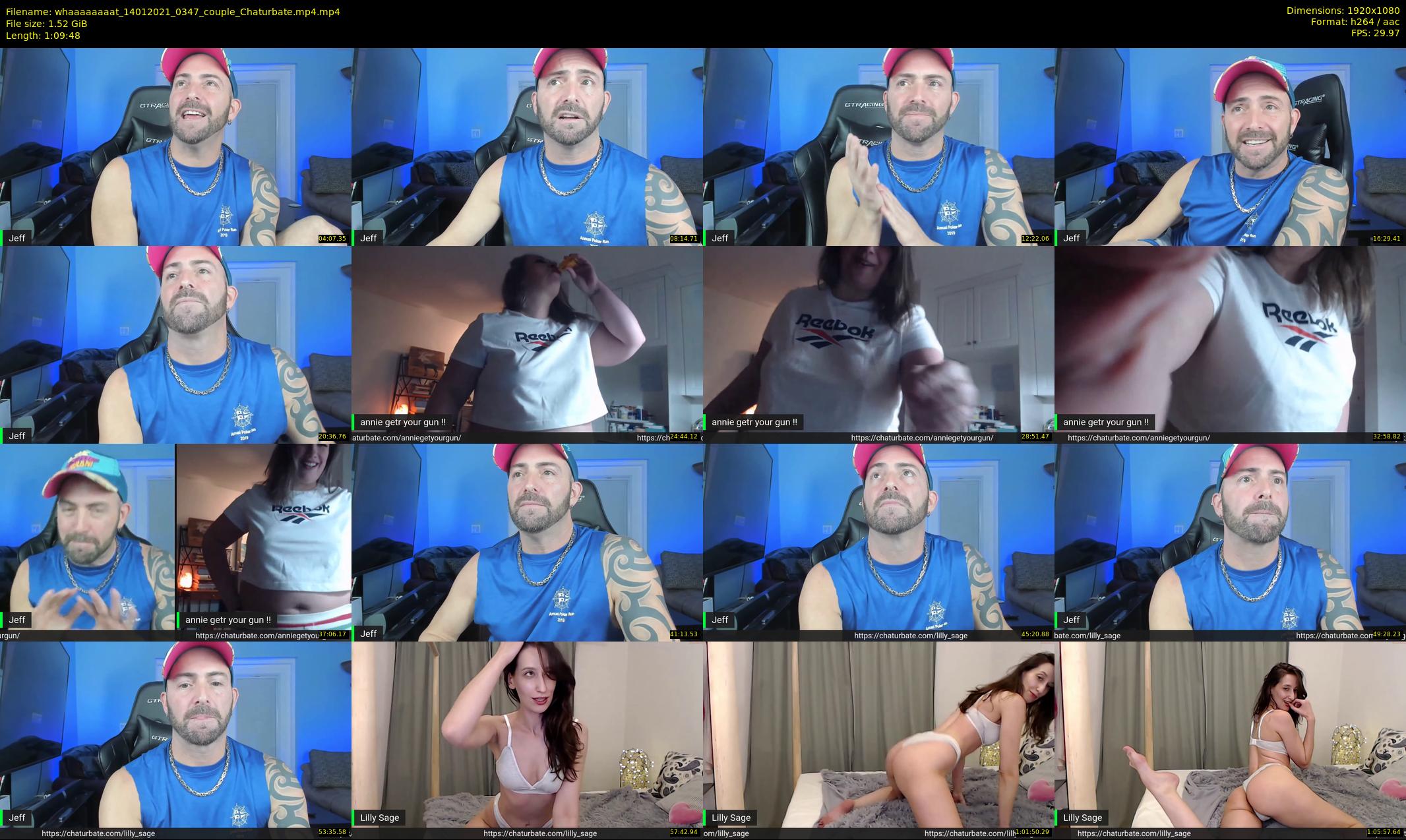 whaaaaaaaat — 70 minute Chaturbate couple cam show recording, 1080p, Jan 14, 2021
