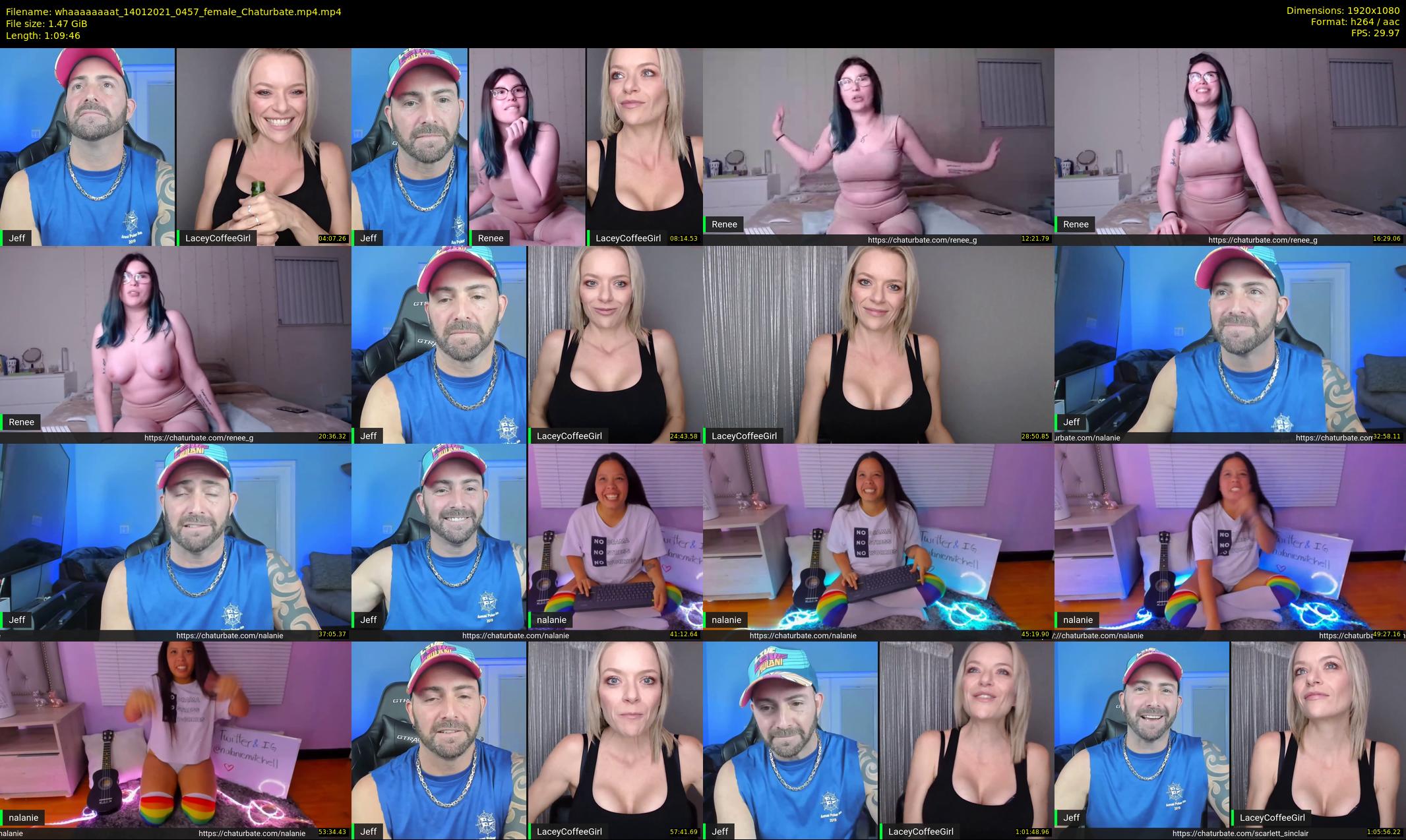 whaaaaaaaat — 70 minute Chaturbate couple cam show recording, 1080p, Jan 14, 2021