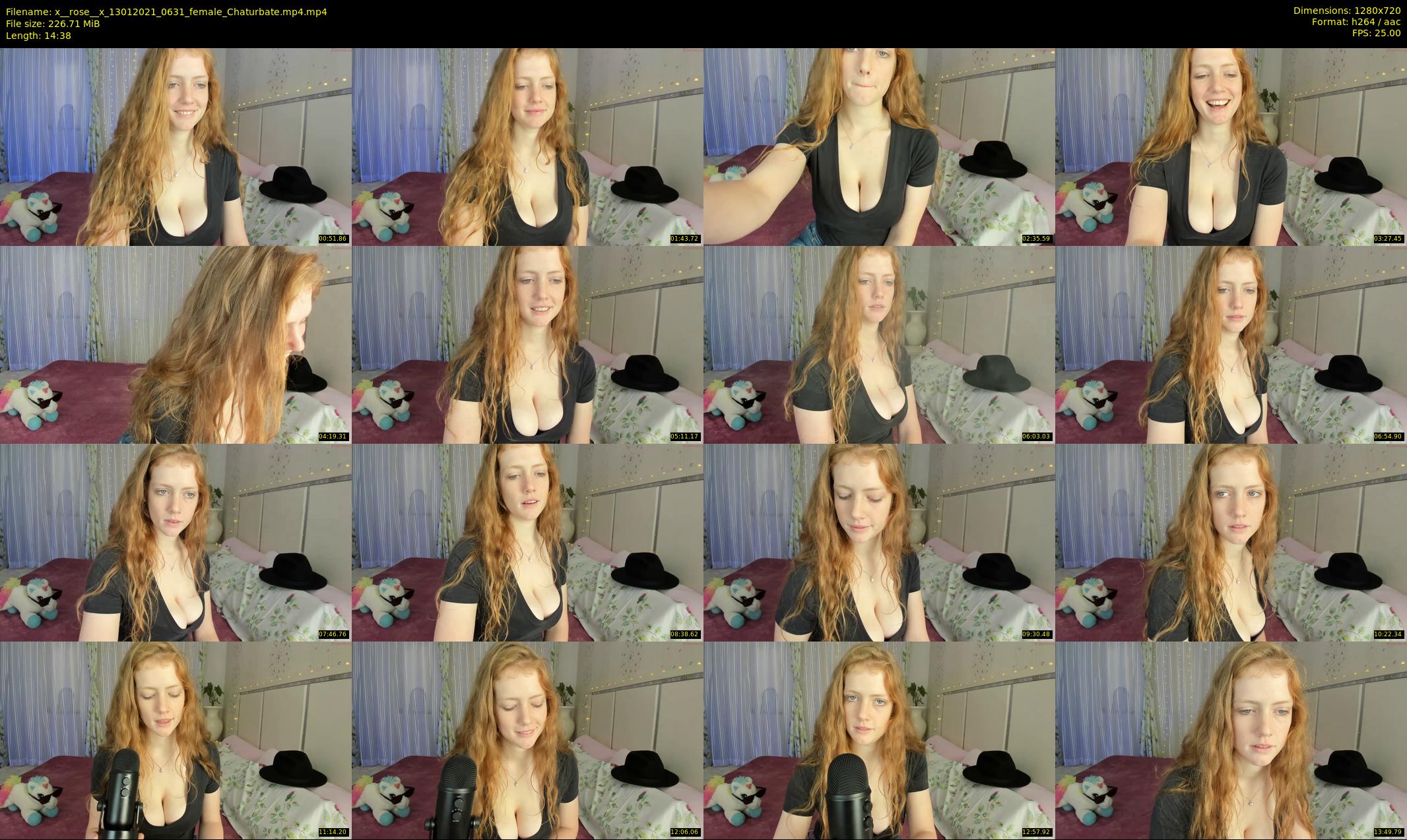 x__rose__x — 15 minute Chaturbate female cam show recording, 720p, Jan 13, 2021