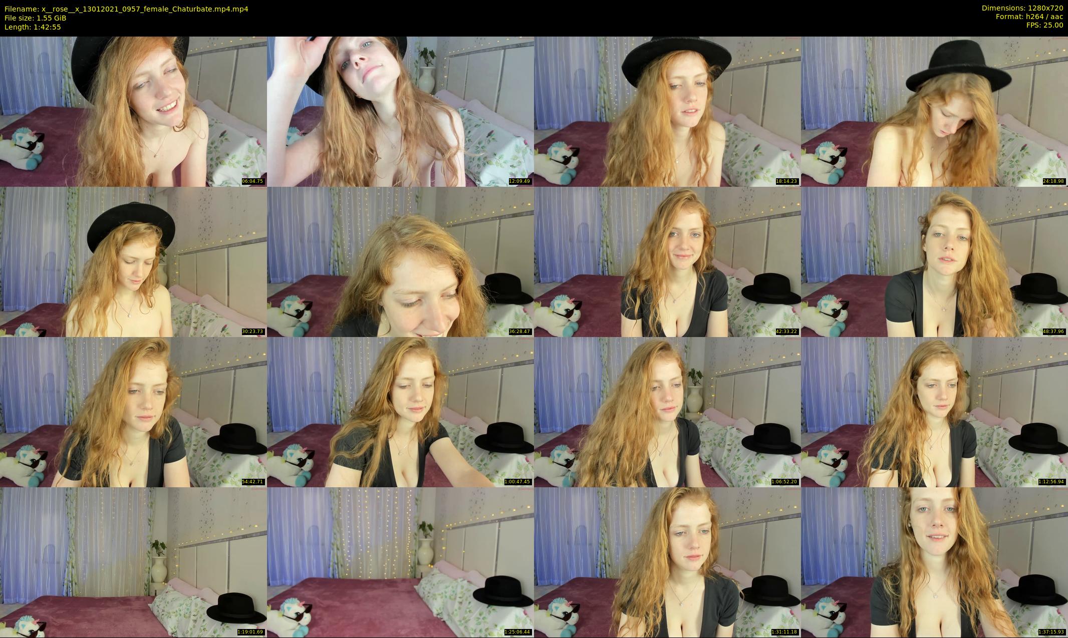 x__rose__x — 103 minute Chaturbate female cam show recording, 720p, Jan 13, 2021