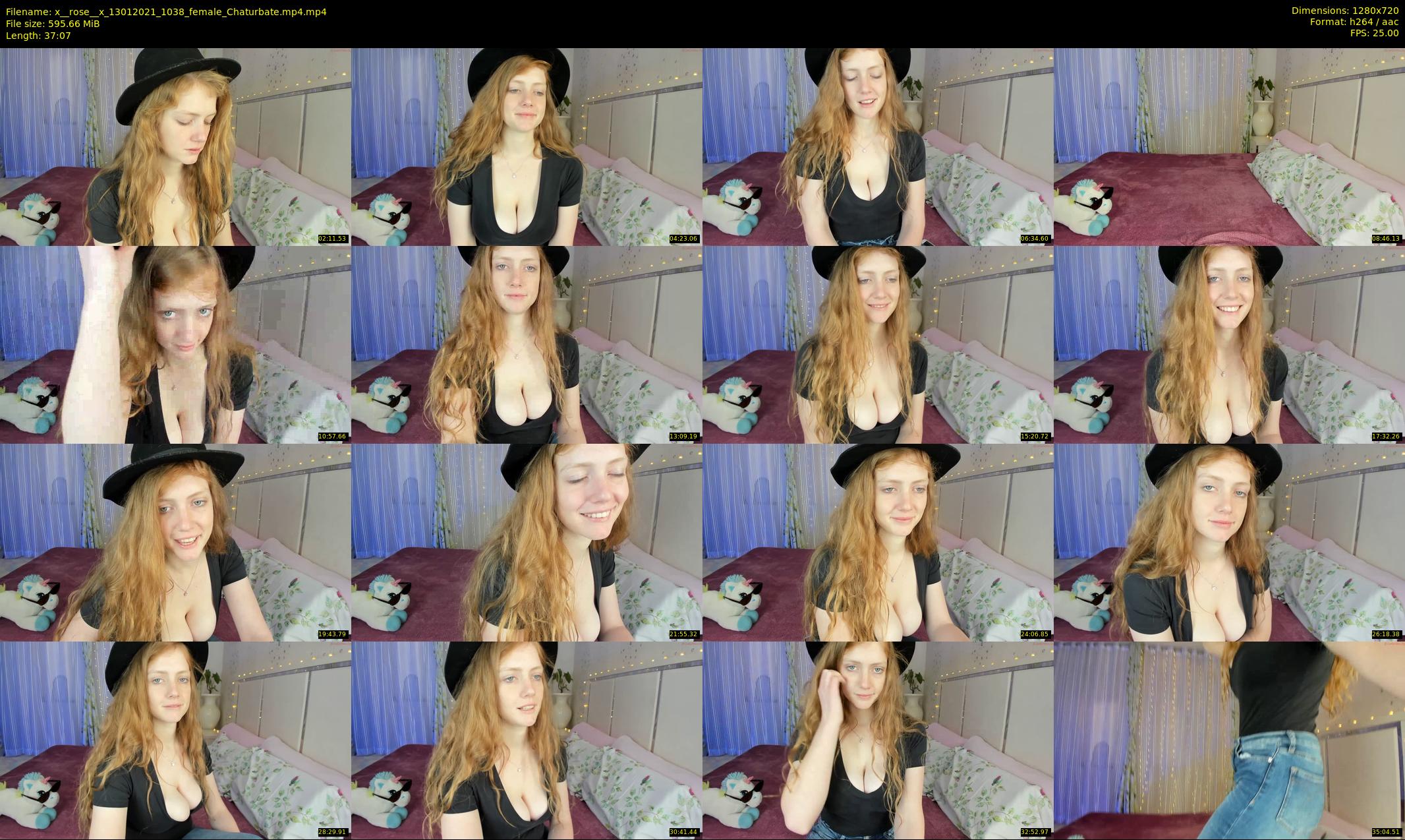 x__rose__x — 38 minute Chaturbate female cam show recording, 720p, Jan 13, 2021