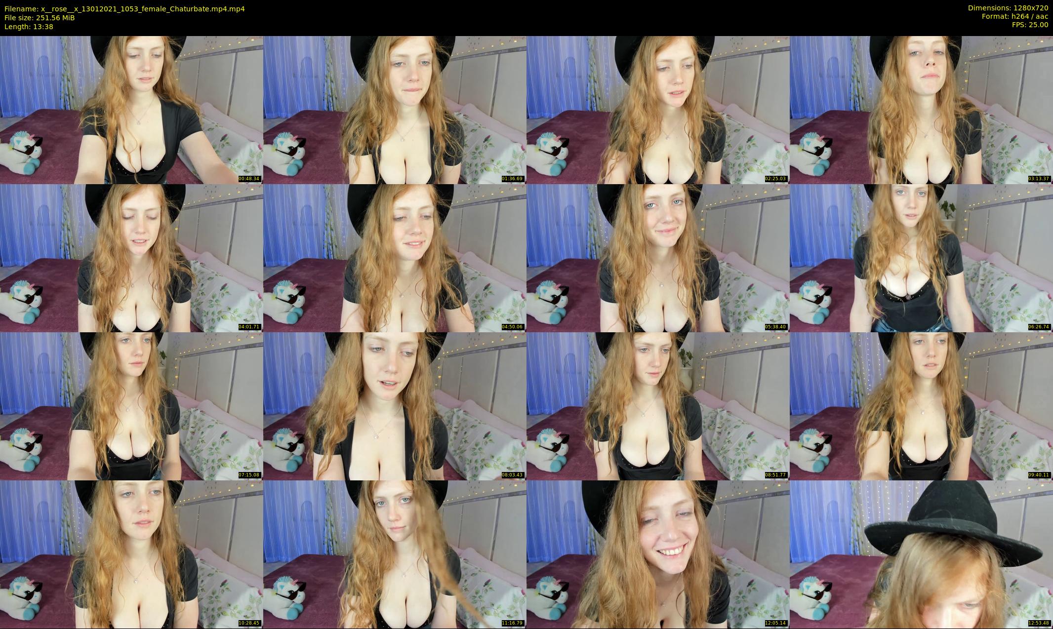 x__rose__x — 14 minute Chaturbate female cam show recording, 720p, Jan 13, 2021