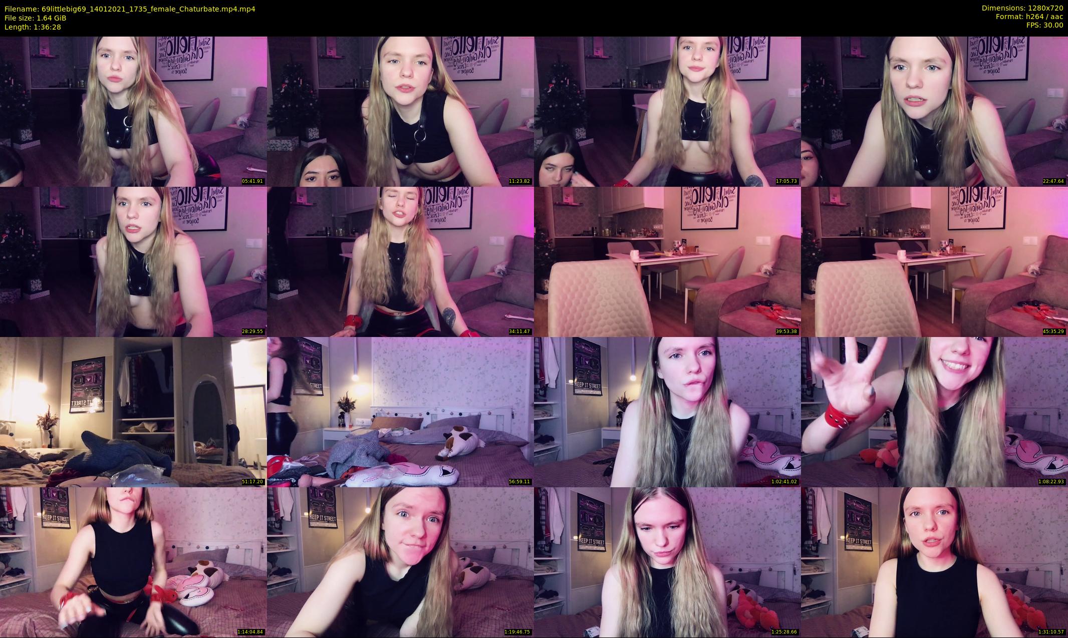 69littlebig69 — 97 minute Chaturbate couple cam show recording, 720p, Jan 14, 2021