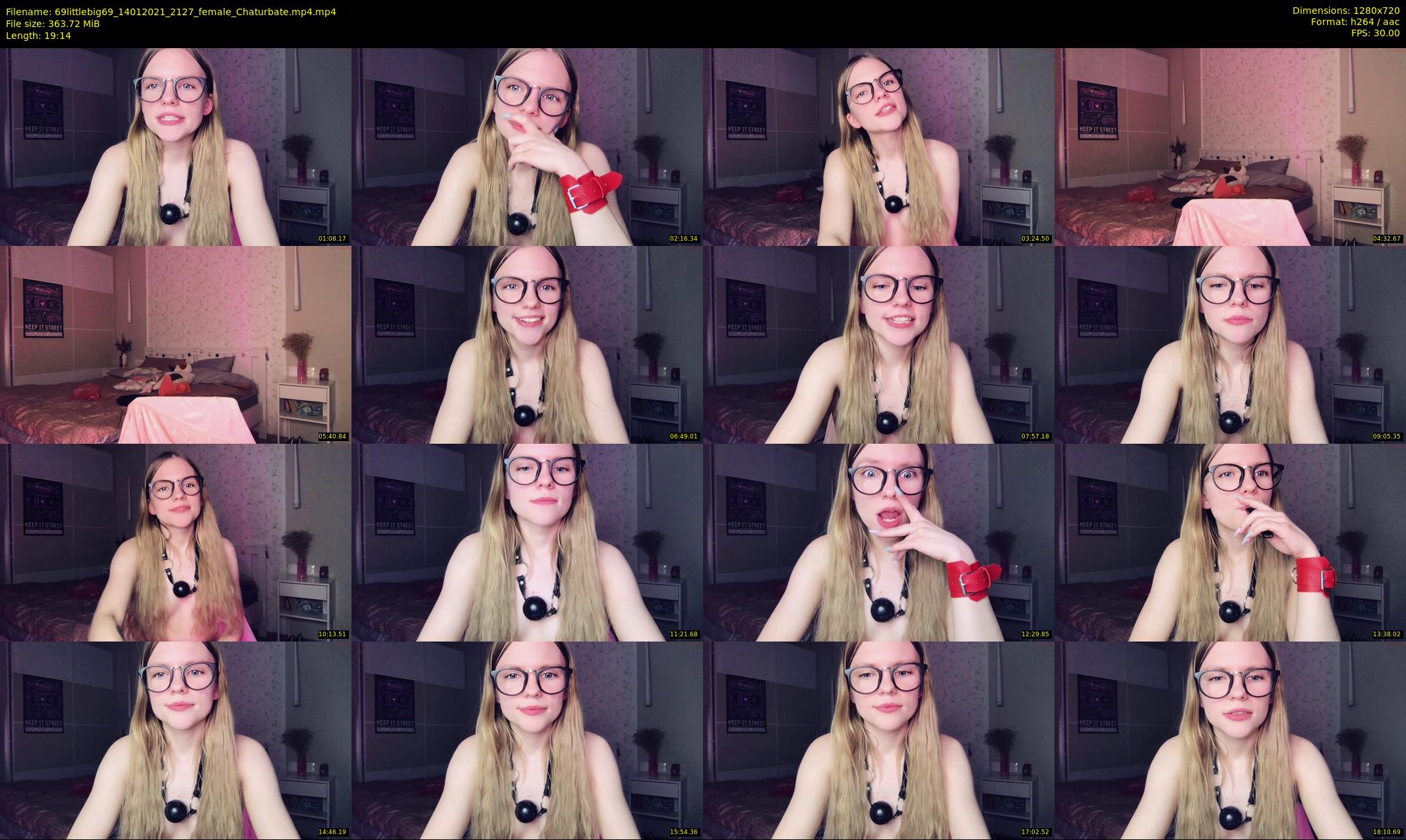 69littlebig69 — 20 minute Chaturbate couple cam show recording, 720p, Jan 14, 2021
