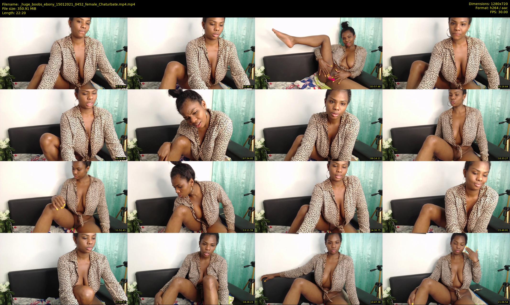 _huge_boobs_ebony — 23 minute Chaturbate female cam show recording, 720p, Jan 15, 2021