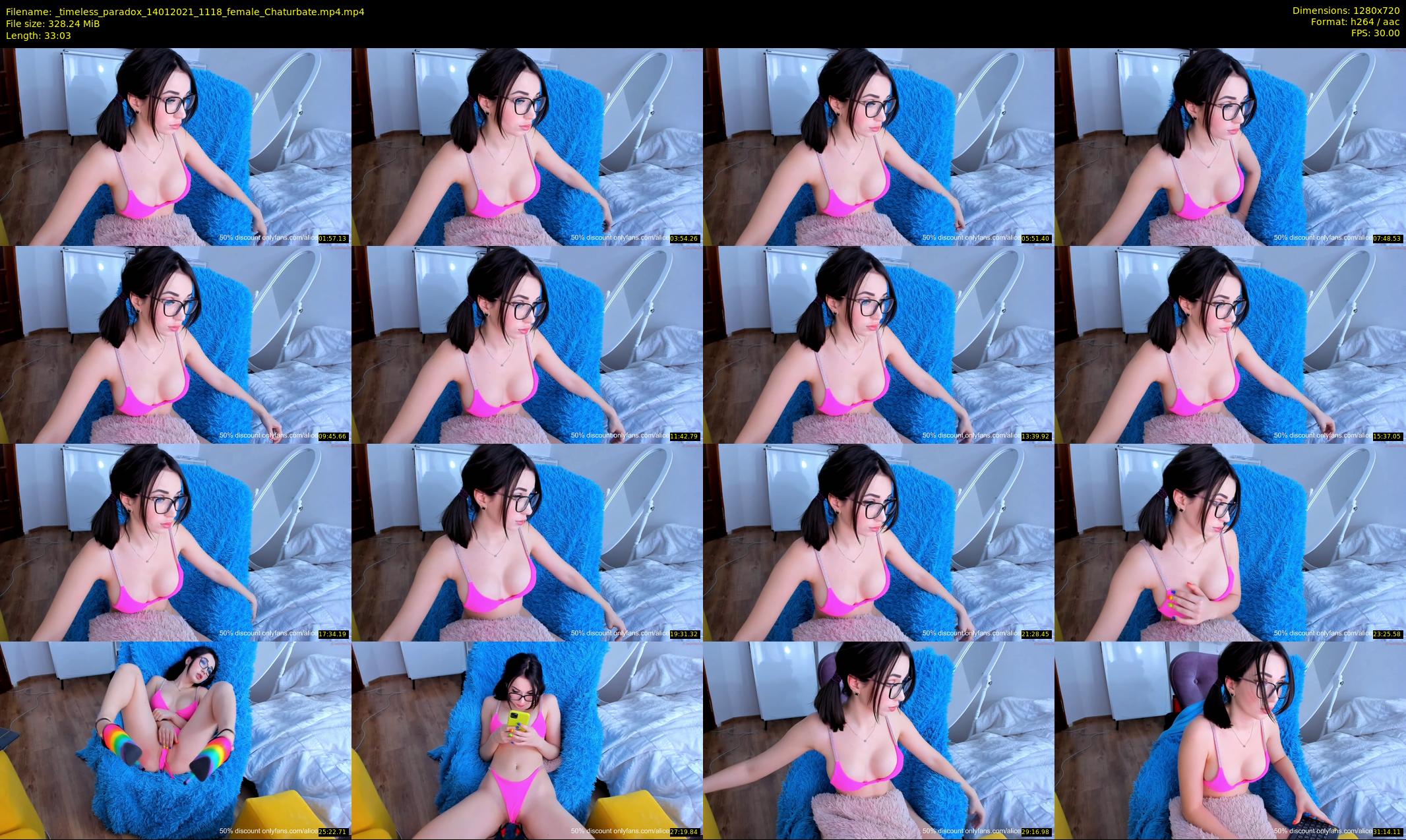 _timeless_paradox — 34 minute Chaturbate female cam show recording, 720p, Jan 14, 2021