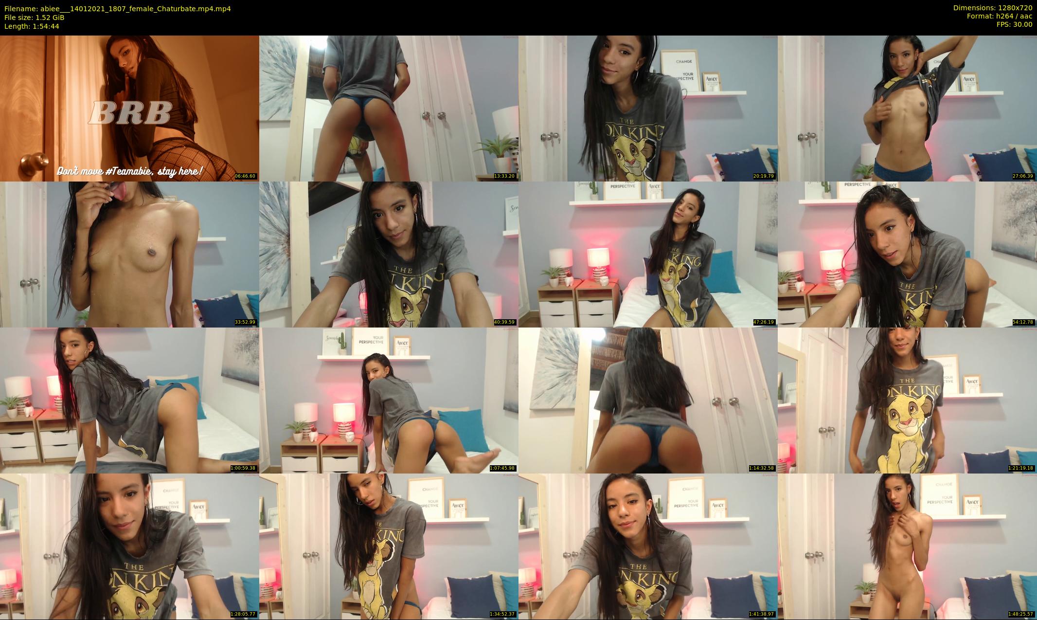 abiee__ — 115 minute Chaturbate female cam show recording, 720p, Jan 14, 2021