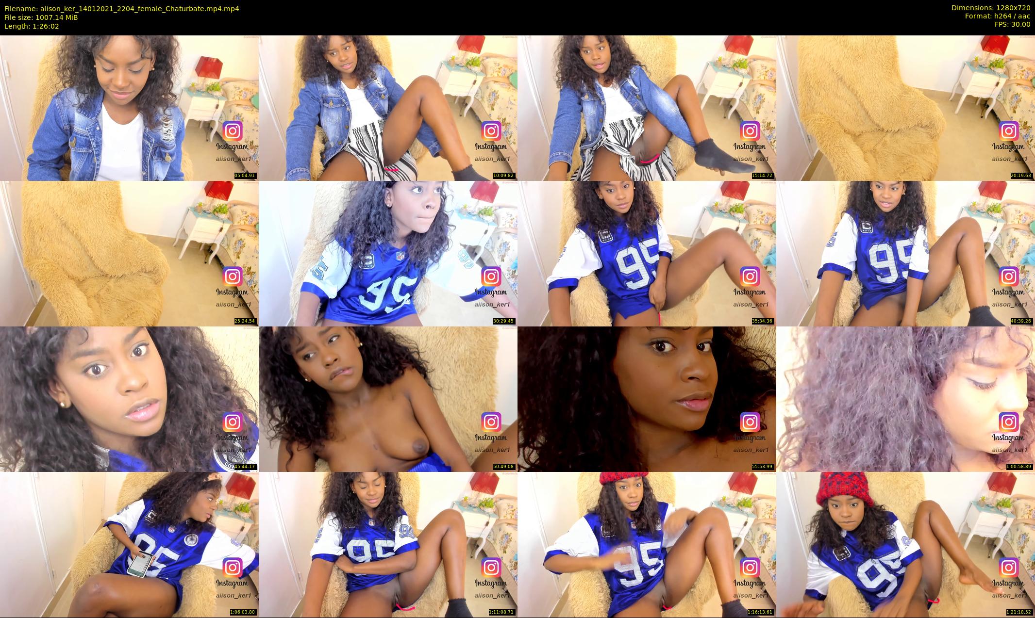 alison_ker — 87 minute Chaturbate female cam show recording, 720p, Jan 14, 2021