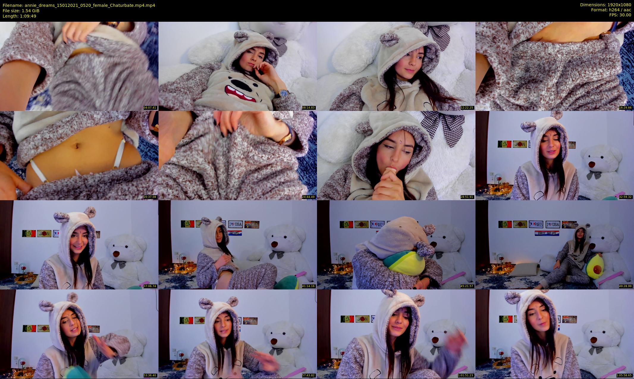 annie_dreams — 70 minute Chaturbate female cam show recording, 1080p, Jan 15, 2021
