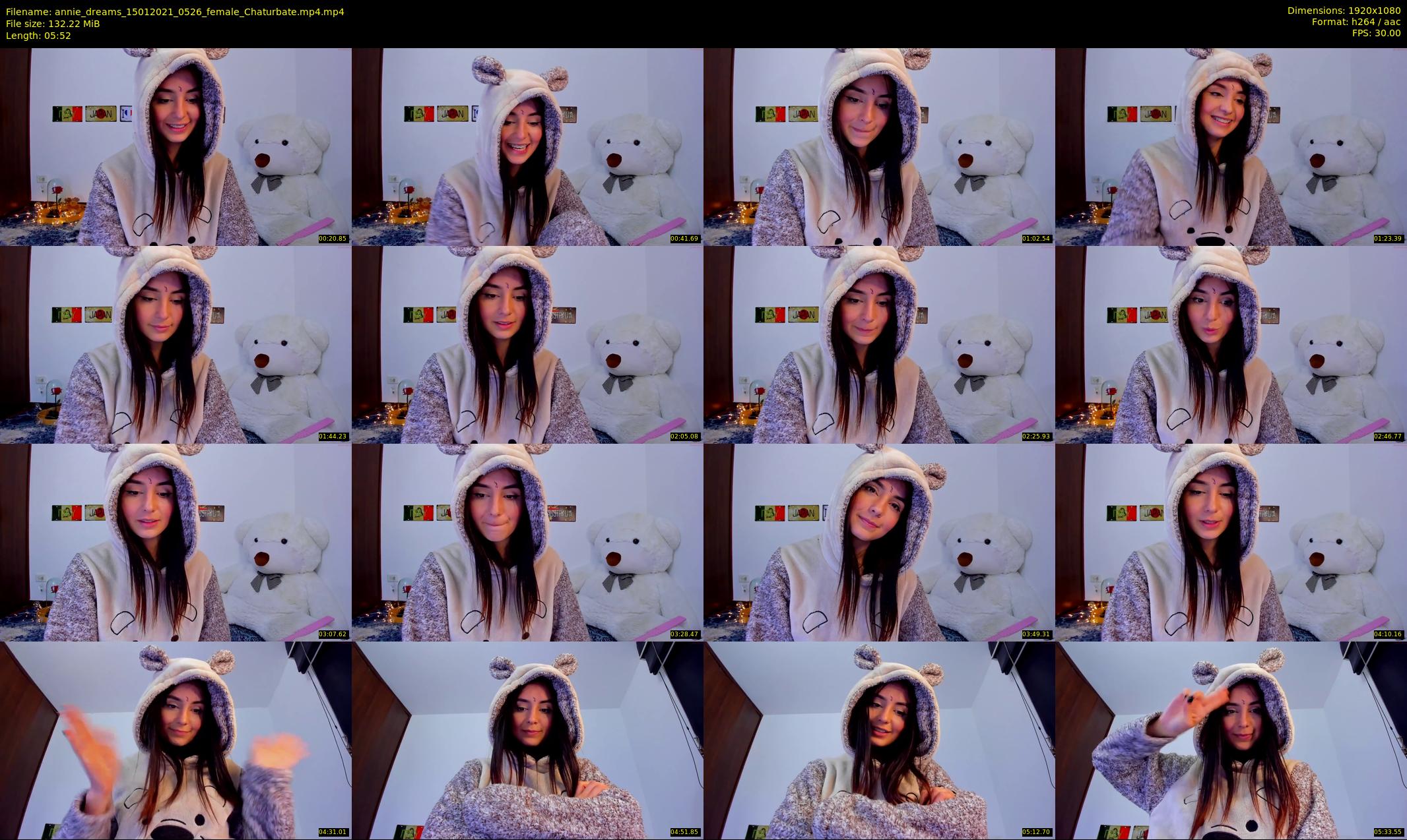 annie_dreams — 6 minute Chaturbate female cam show recording, 1080p, Jan 15, 2021