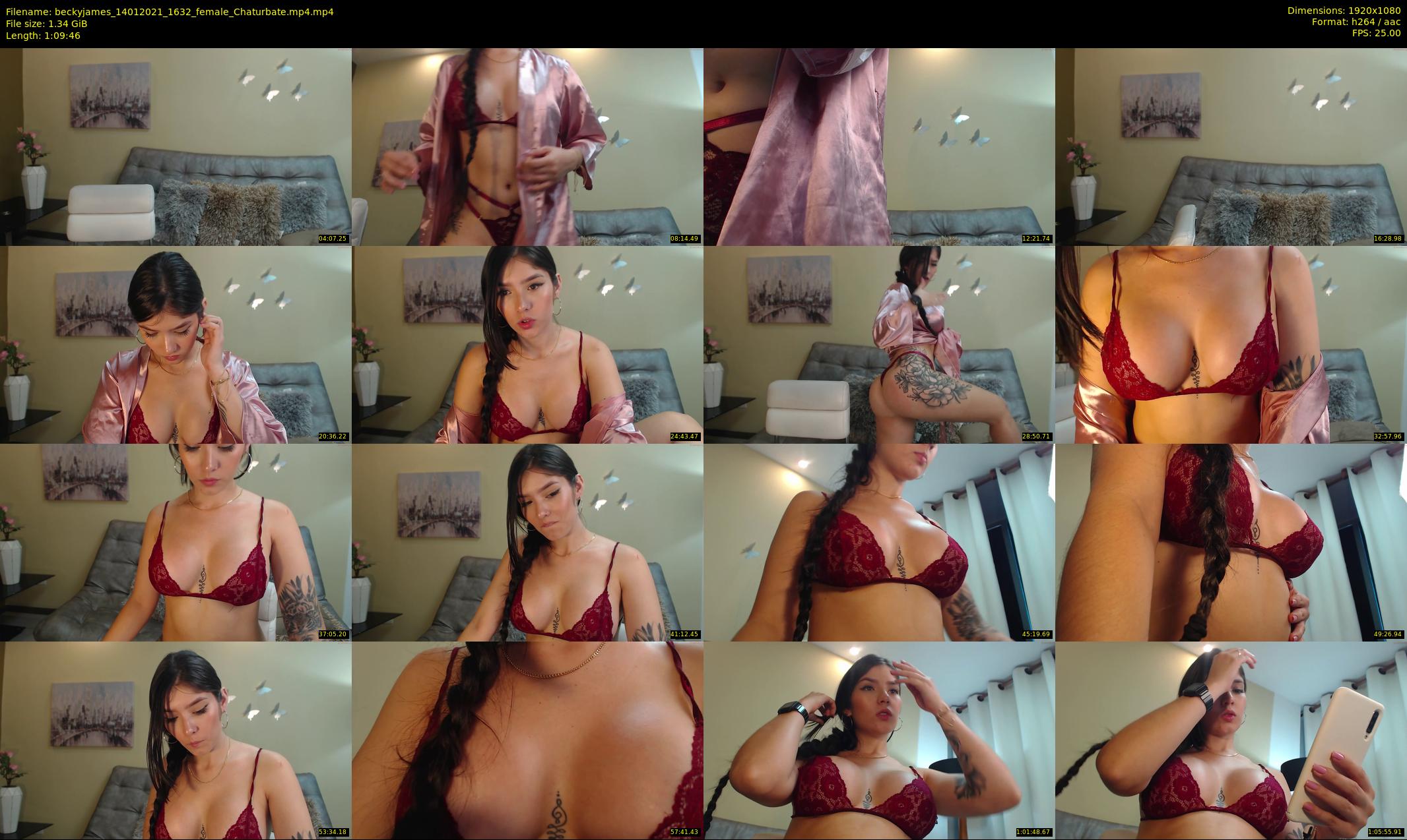 beckyjames — 70 minute Chaturbate female cam show recording, 1080p, Jan 14, 2021
