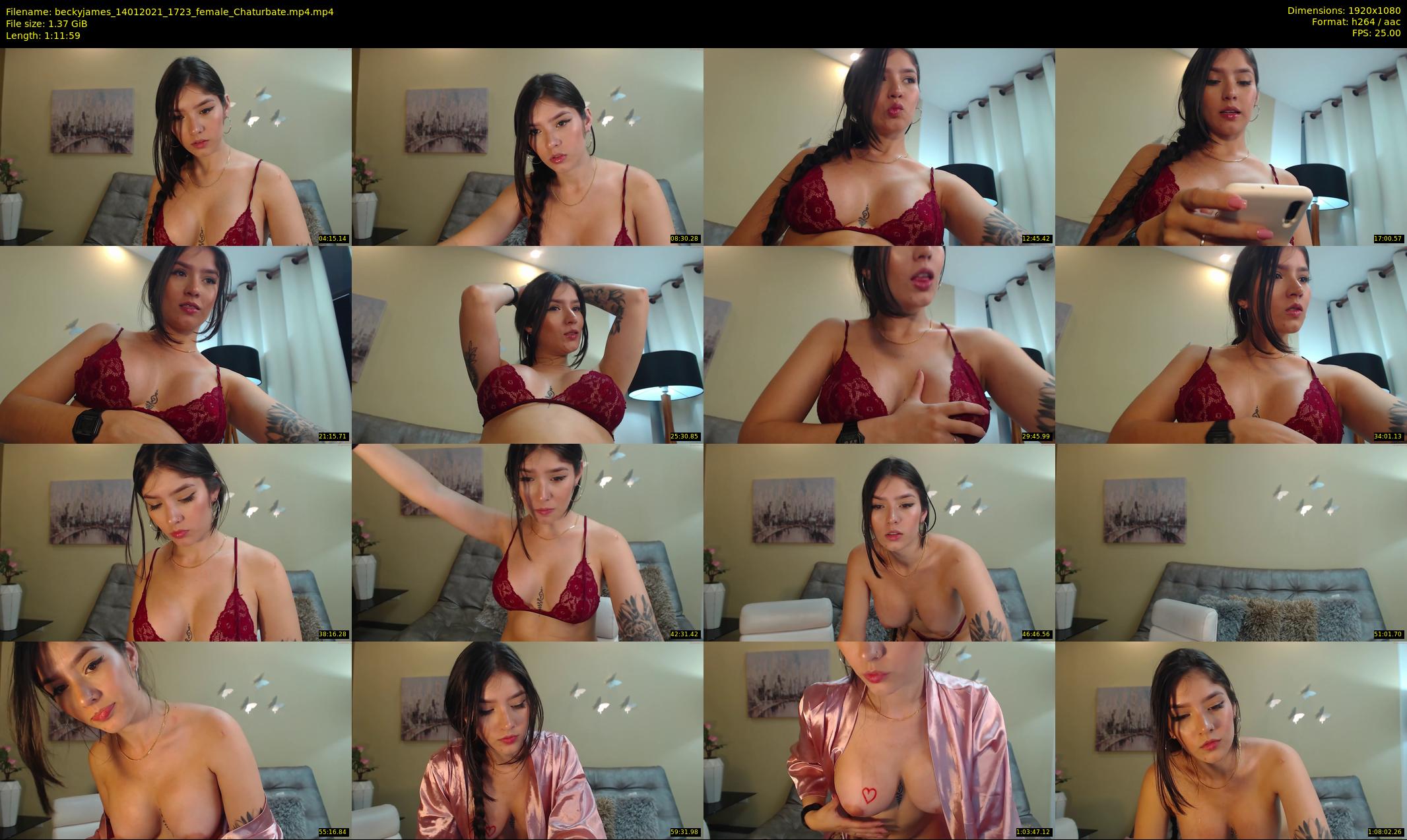 beckyjames — 72 minute Chaturbate female cam show recording, 1080p, Jan 14, 2021