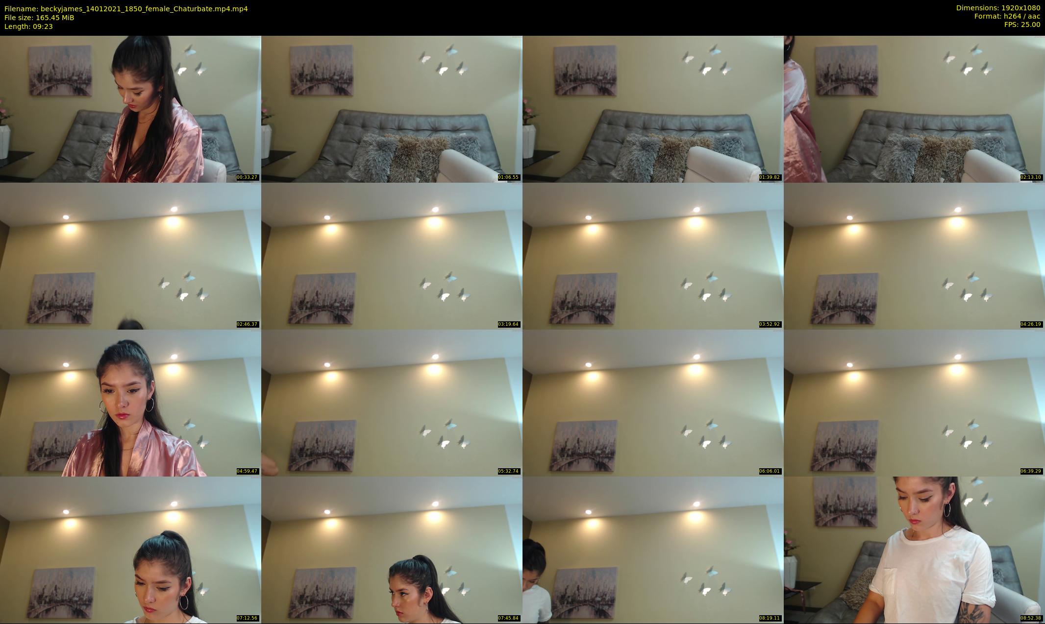 beckyjames — 10 minute Chaturbate female cam show recording, 1080p, Jan 14, 2021