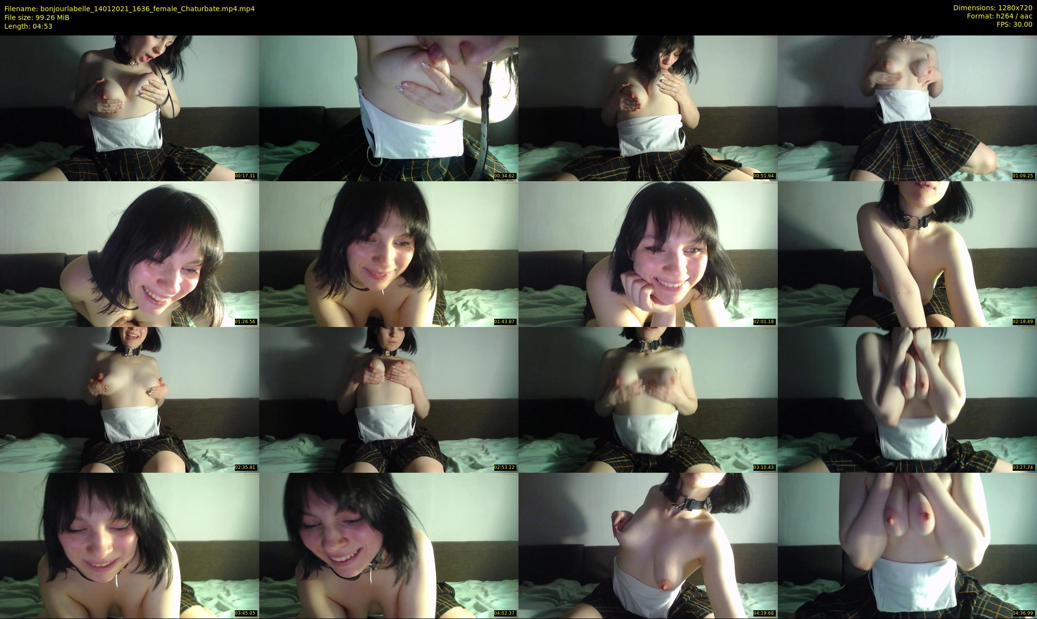 bonjourlabelle — 5 minute Chaturbate female cam show recording, 720p, Jan 14, 2021