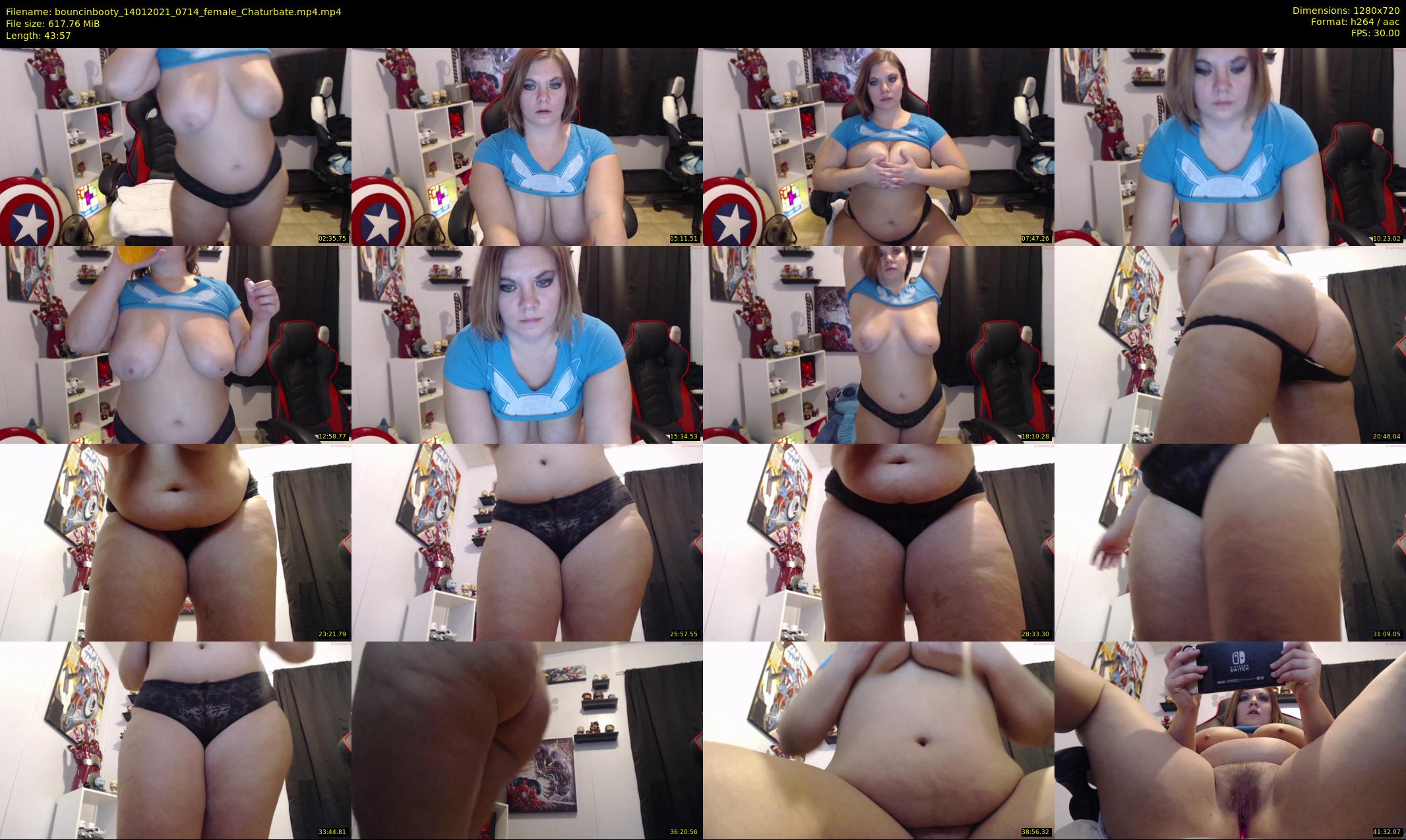 bouncinbooty — 44 minute Chaturbate female cam show recording, 720p, Jan 14, 2021