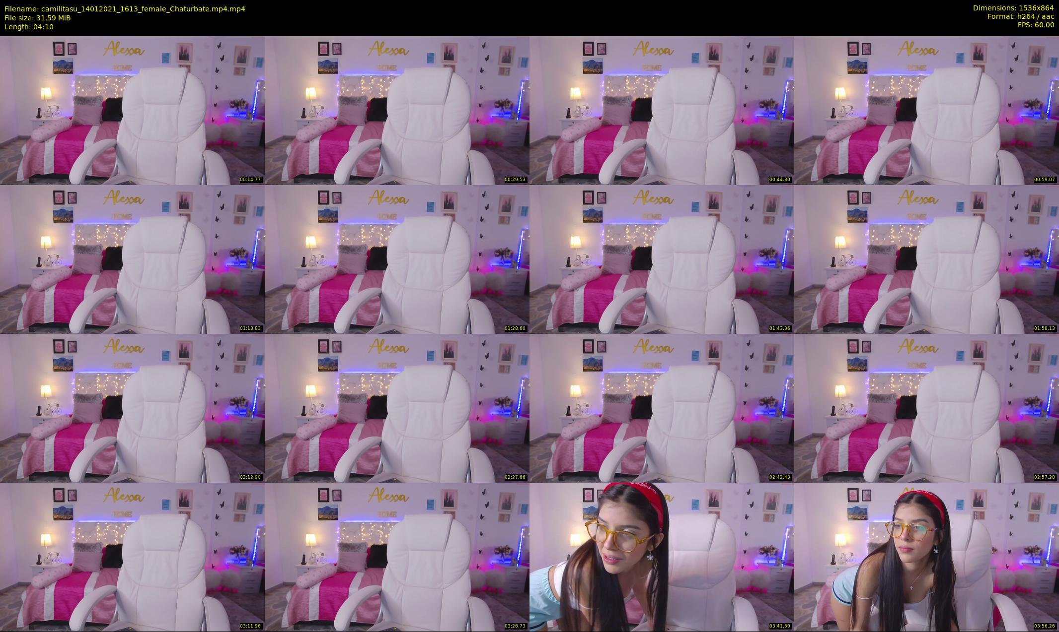 camilitasu — 5 minute Chaturbate female cam show recording, 720p, Jan 14, 2021