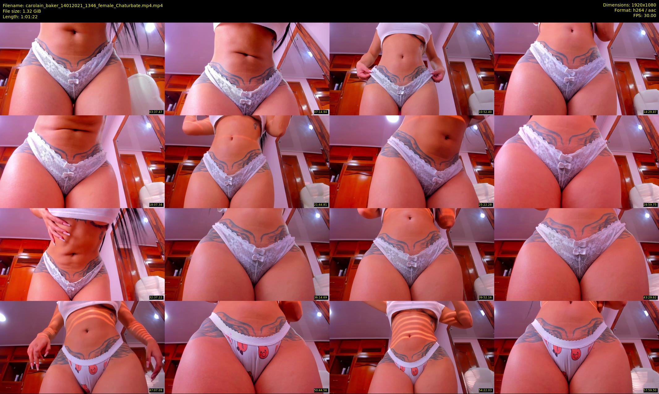 carolain_baker — 62 minute Chaturbate female cam show recording, 1080p, Jan 14, 2021
