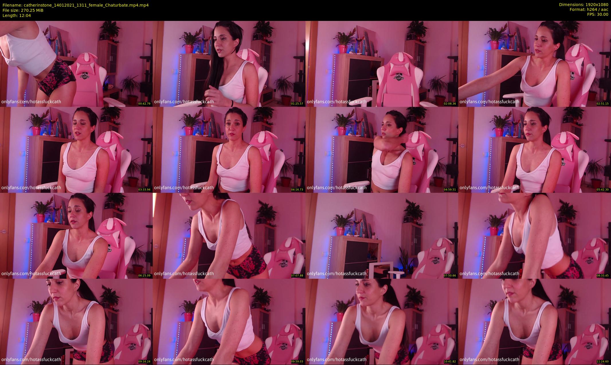 catherinstone — 13 minute Chaturbate female cam show recording, 1080p, Jan 14, 2021