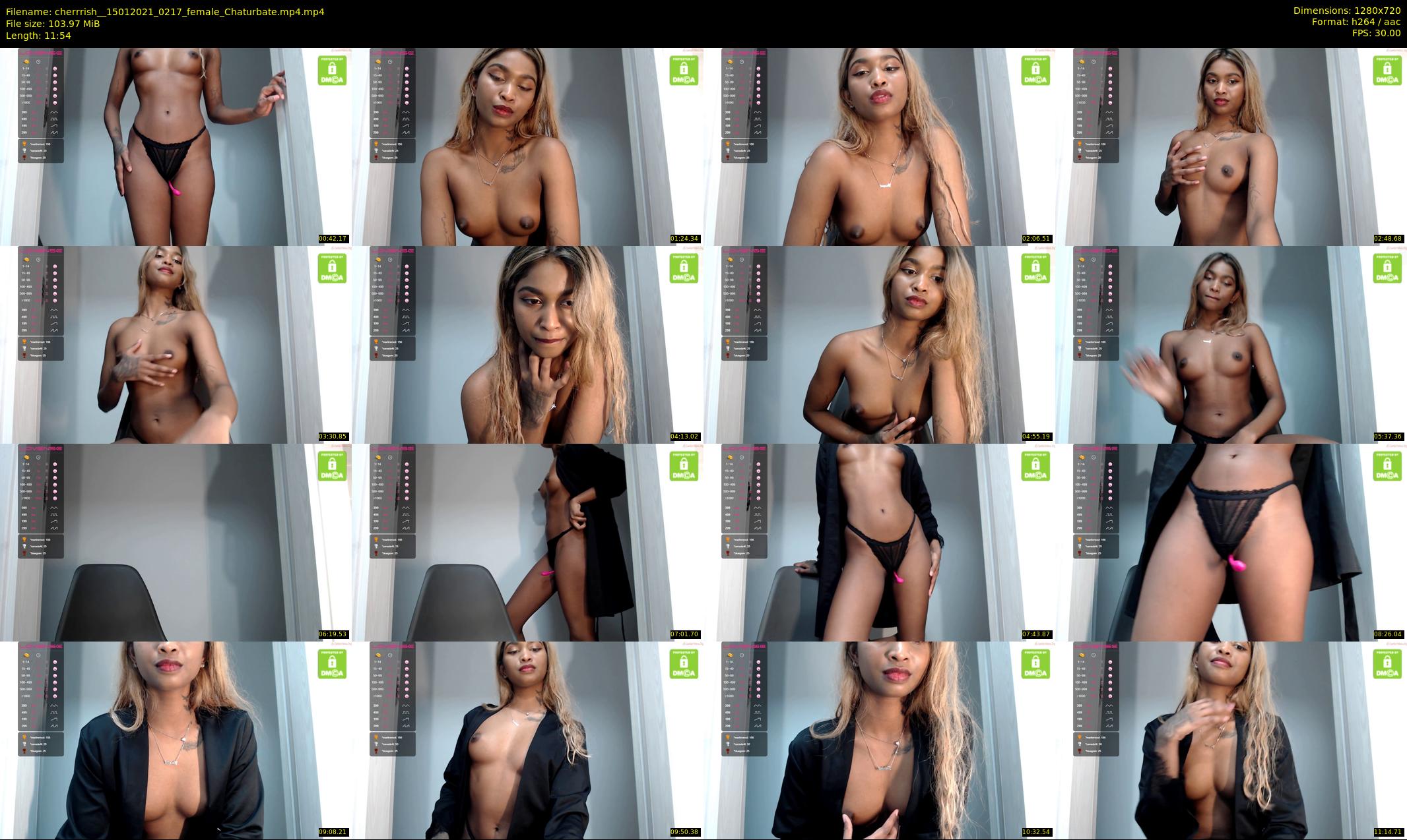 cherrrish_ — 12 minute Chaturbate female cam show recording, 720p, Jan 15, 2021