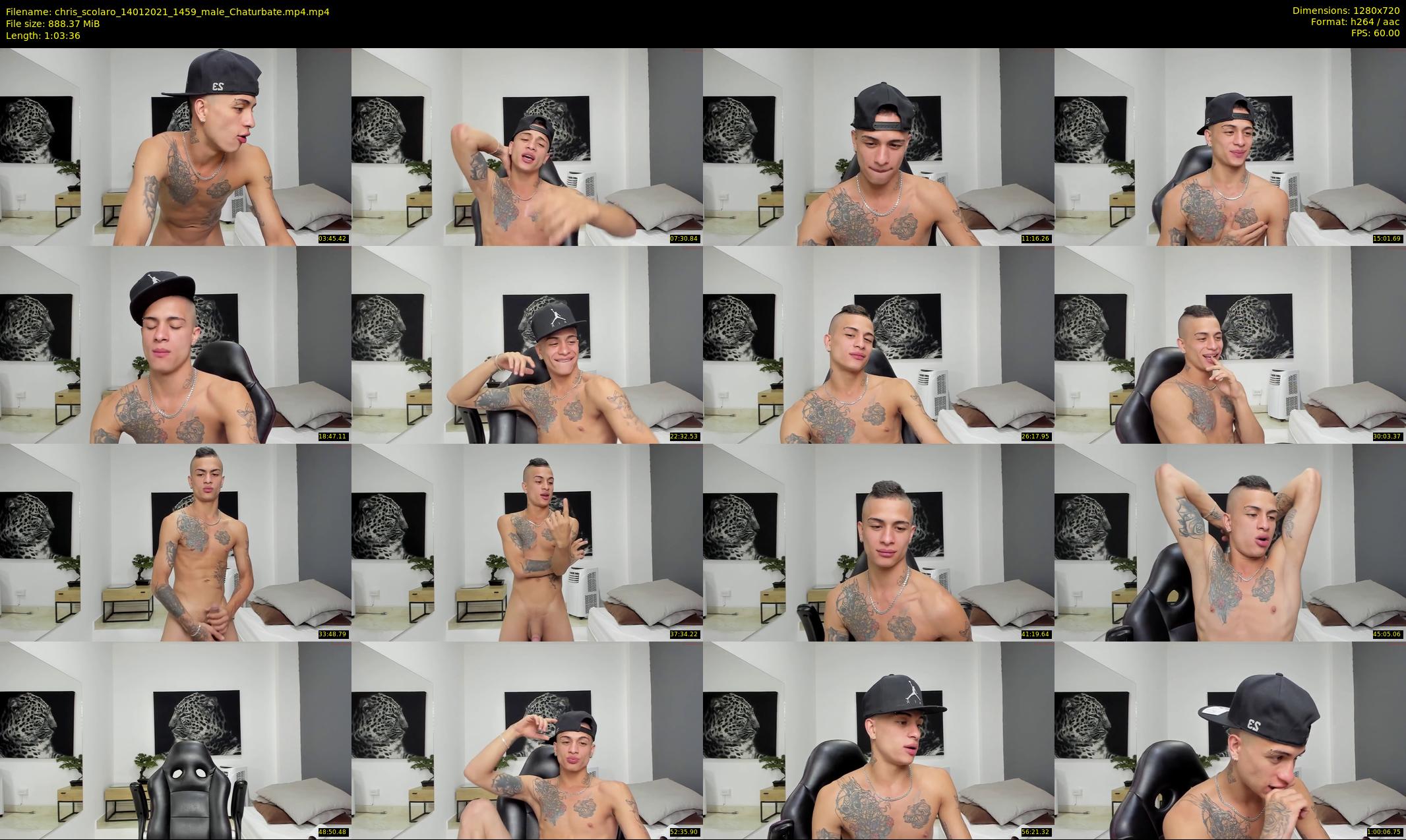 chris_scolaro — 64 minute Chaturbate male cam show recording, 720p, Jan 14, 2021