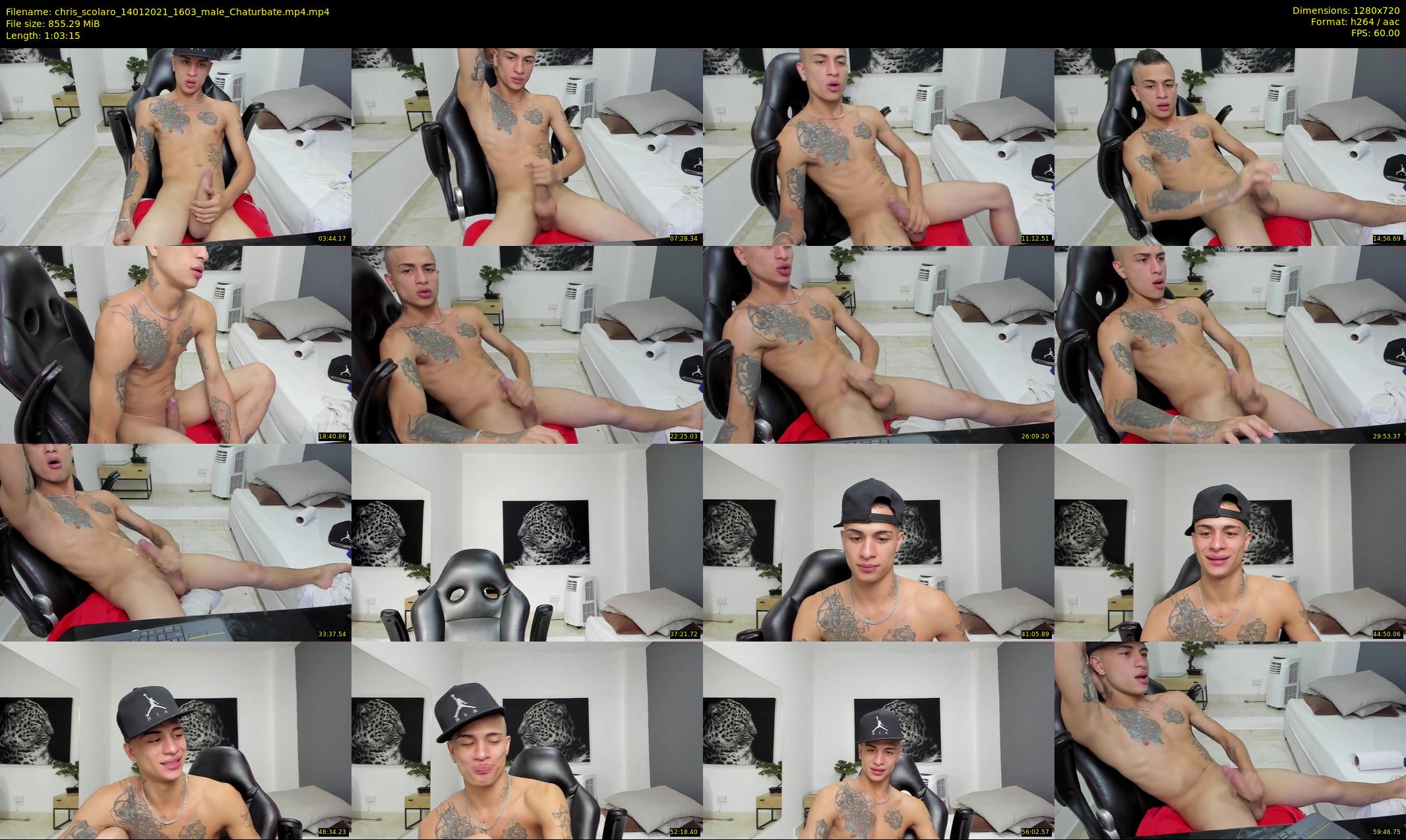 chris_scolaro — 64 minute Chaturbate male cam show recording, 720p, Jan 14, 2021