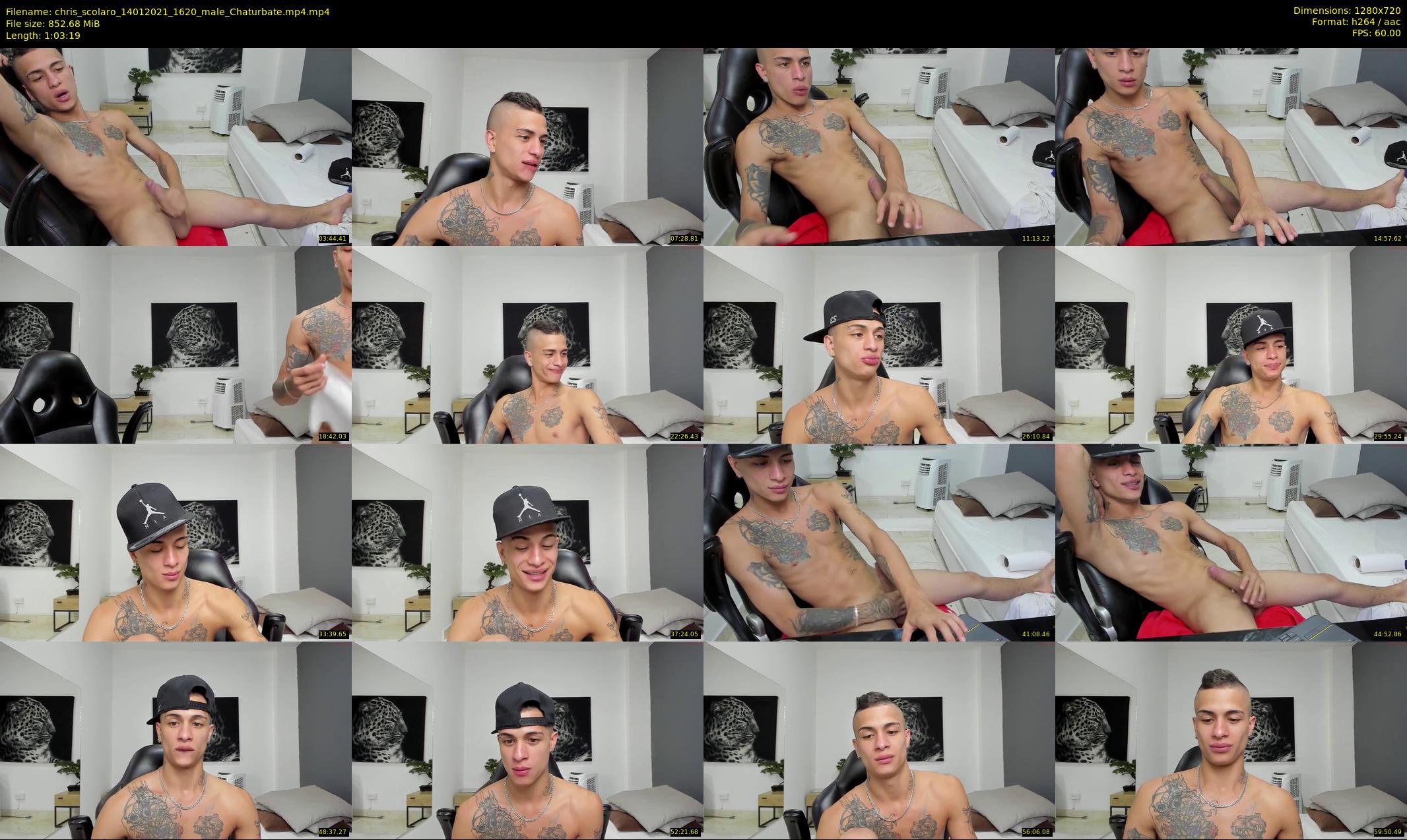 chris_scolaro — 64 minute Chaturbate male cam show recording, 720p, Jan 14, 2021