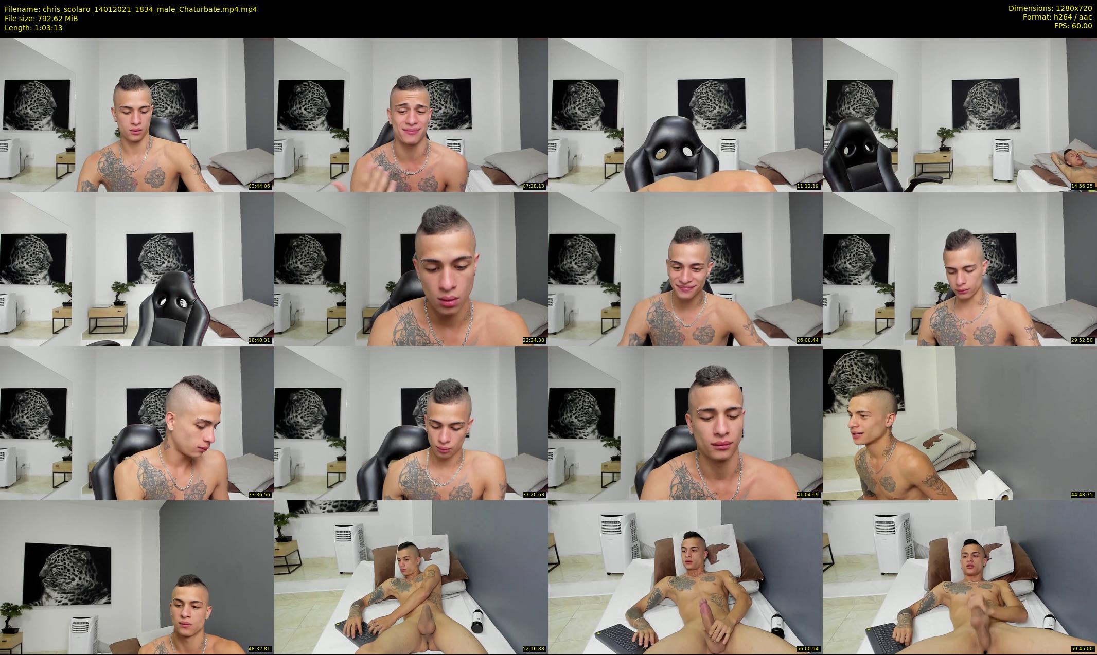 chris_scolaro — 64 minute Chaturbate male cam show recording, 720p, Jan 14, 2021