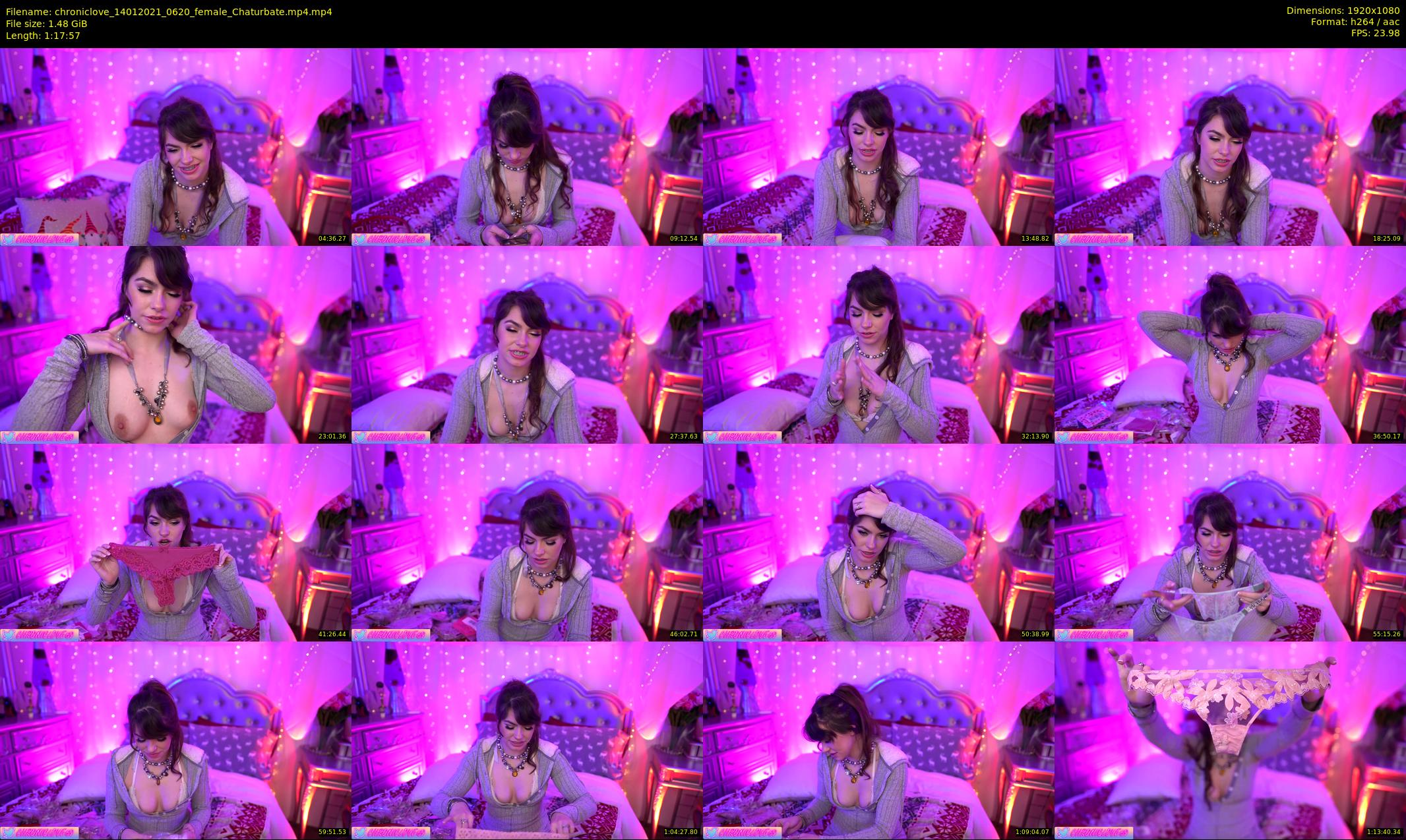 chroniclove — 78 minute Chaturbate female cam show recording, 1080p, Jan 14, 2021