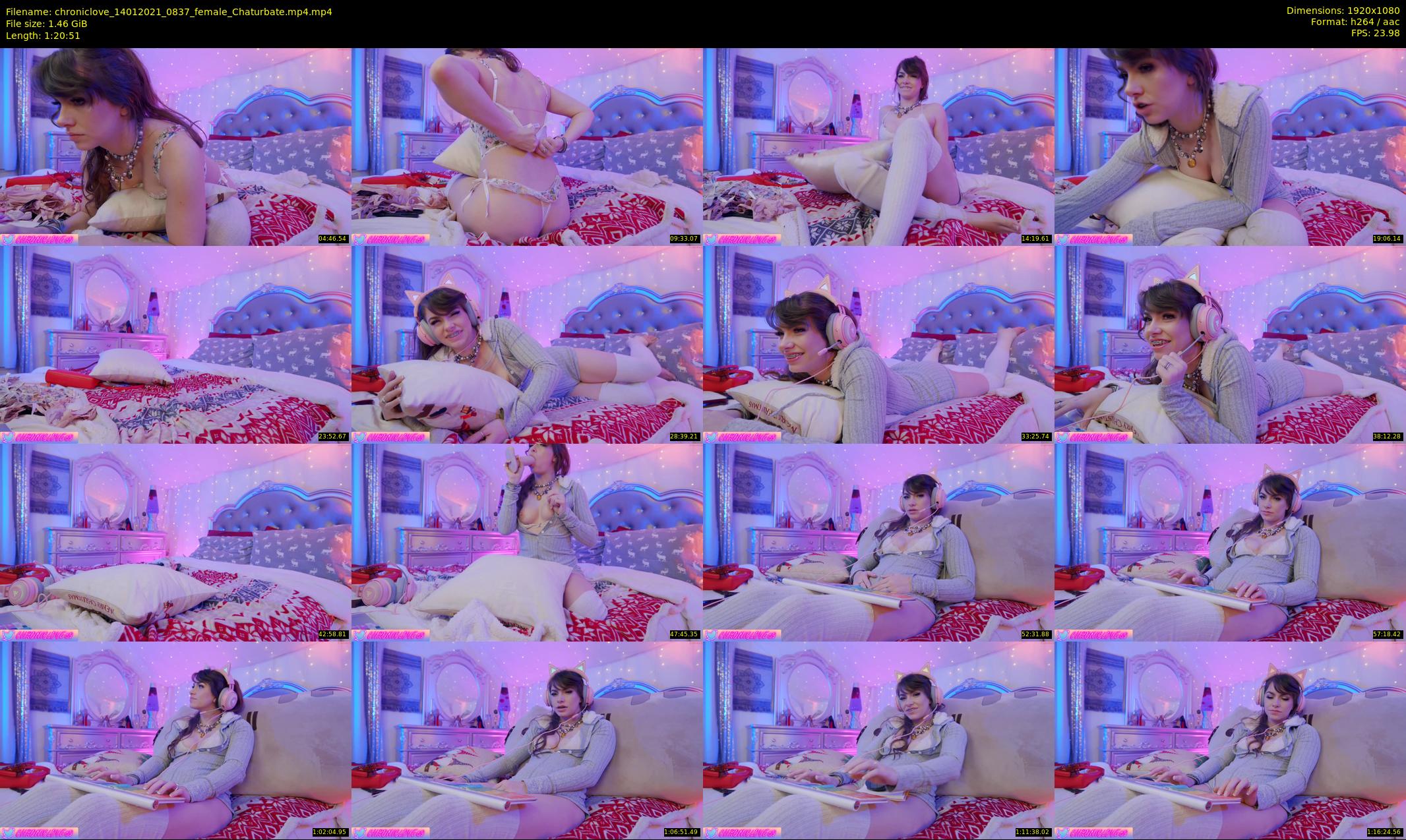 chroniclove — 81 minute Chaturbate female cam show recording, 1080p, Jan 14, 2021