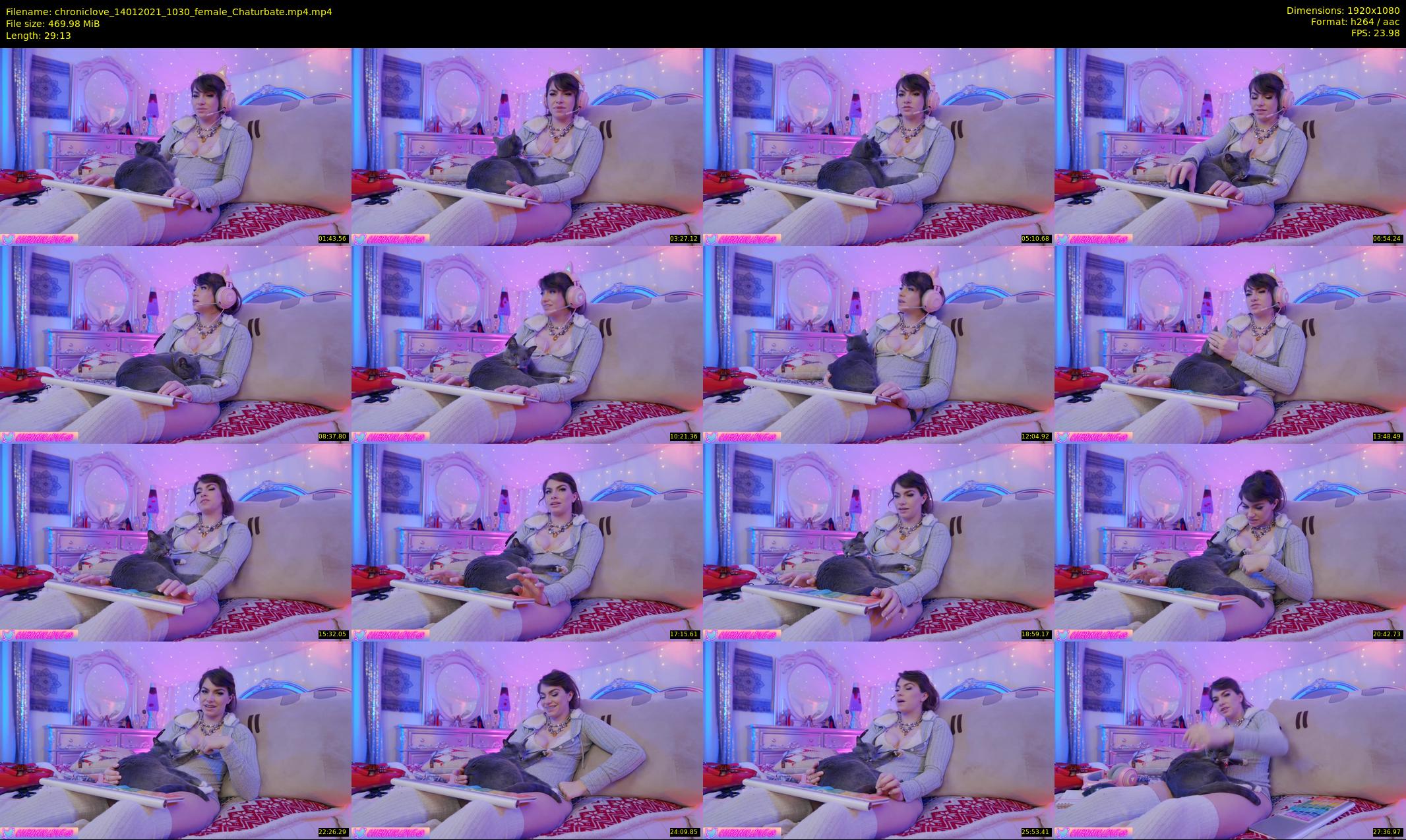 chroniclove — 30 minute Chaturbate female cam show recording, 1080p, Jan 14, 2021