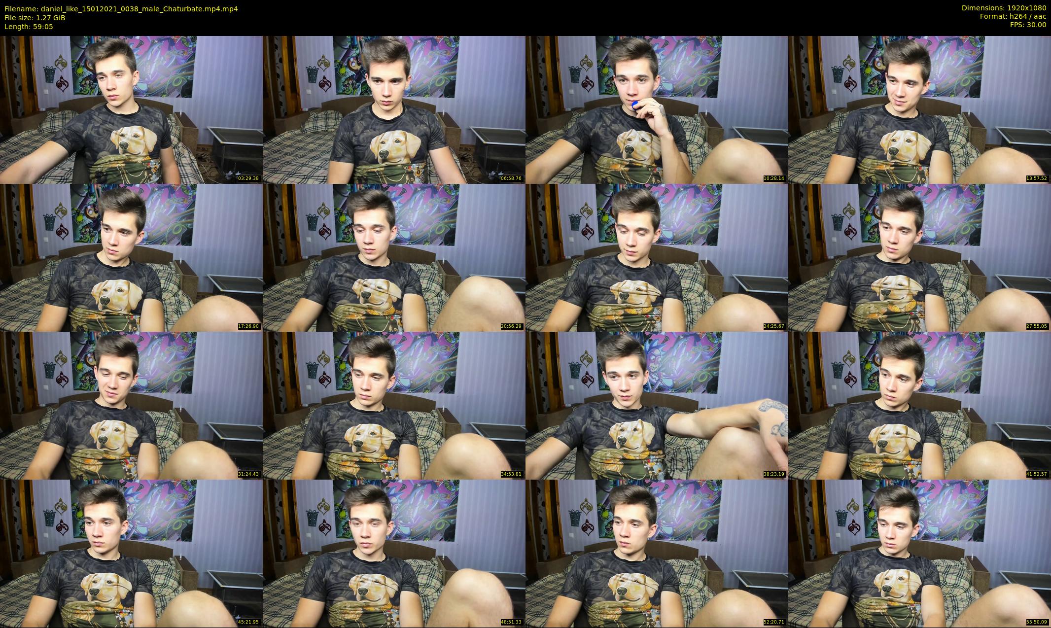 daniel_like — 60 minute Chaturbate male cam show recording, 1080p, Jan 15, 2021