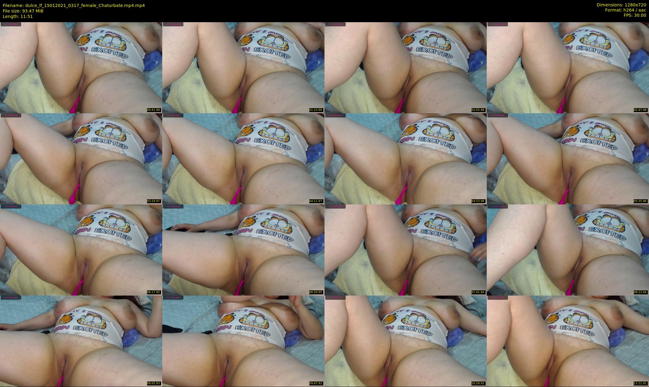 dulce_lf — 12 minute Chaturbate female cam show recording, 720p, Jan 15, 2021