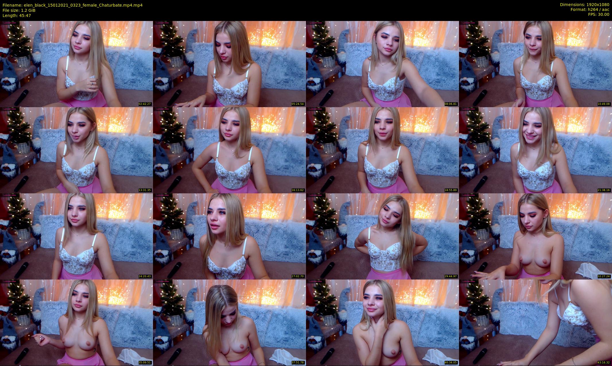 elen_black — 46 minute Chaturbate female cam show recording, 1080p, Jan 15, 2021