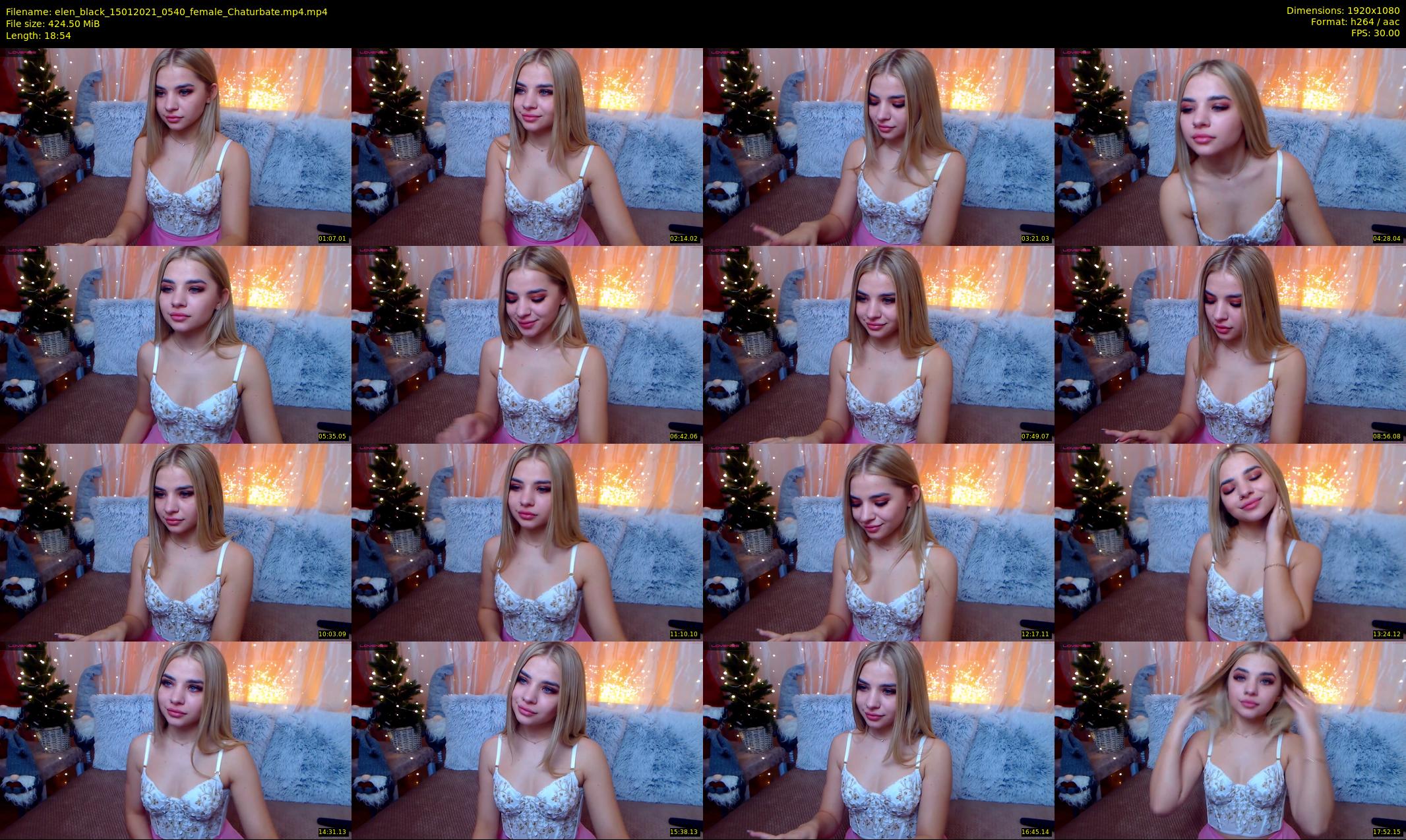 elen_black — 19 minute Chaturbate female cam show recording, 1080p, Jan 15, 2021