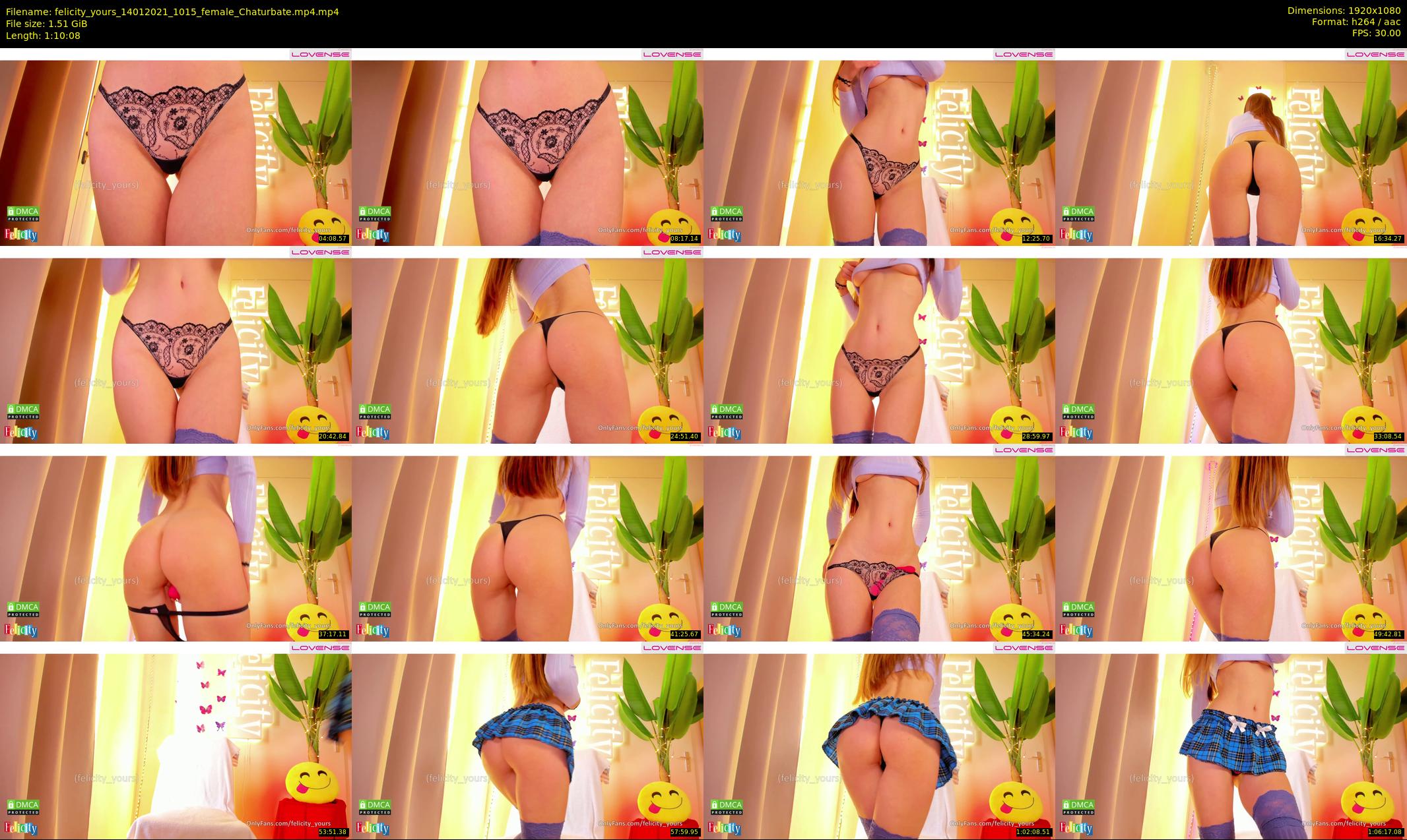felicity_yours — 71 minute Chaturbate female cam show recording, 1080p, Jan 14, 2021