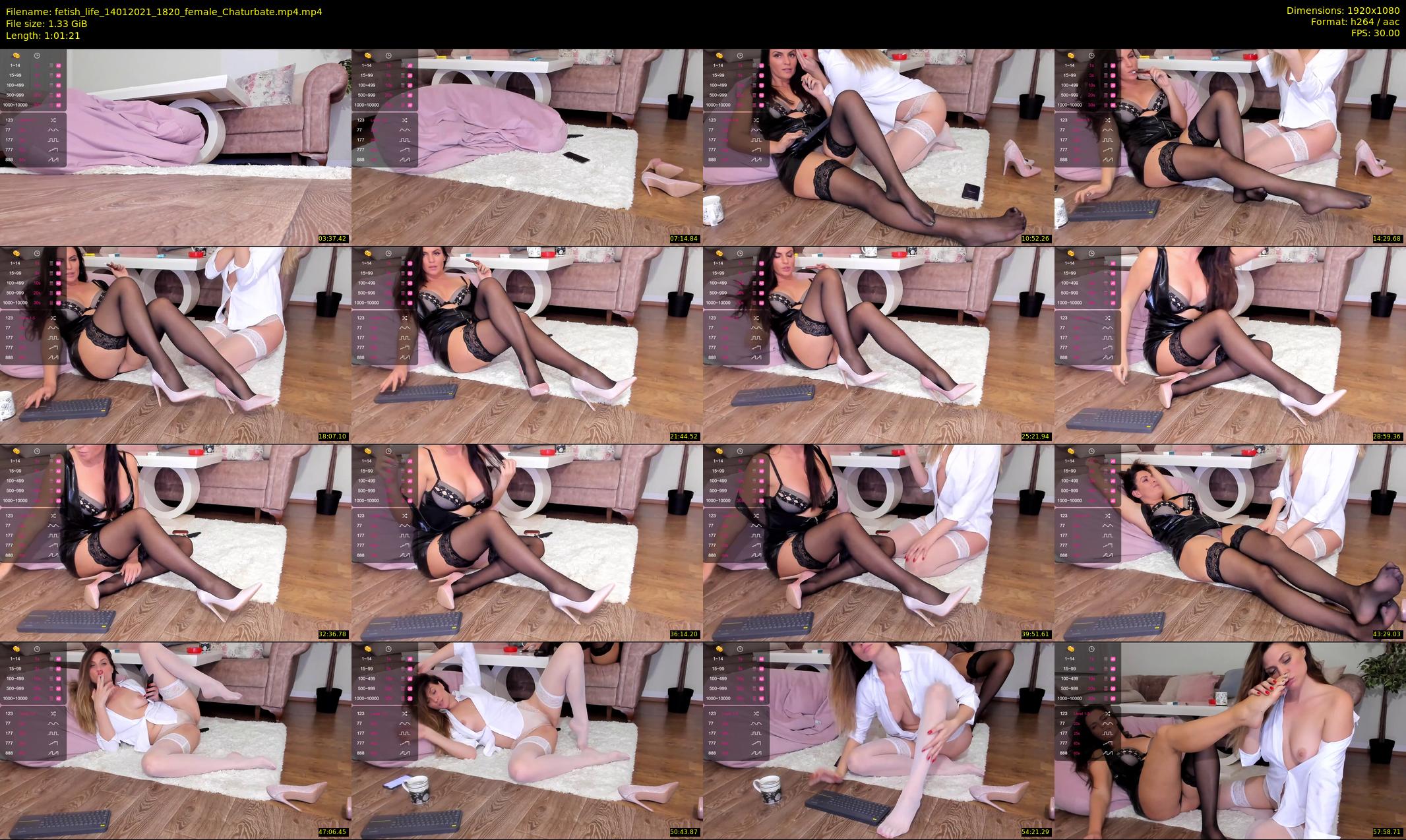 fetish_life — 62 minute Chaturbate female cam show recording, 1080p, Jan 14, 2021