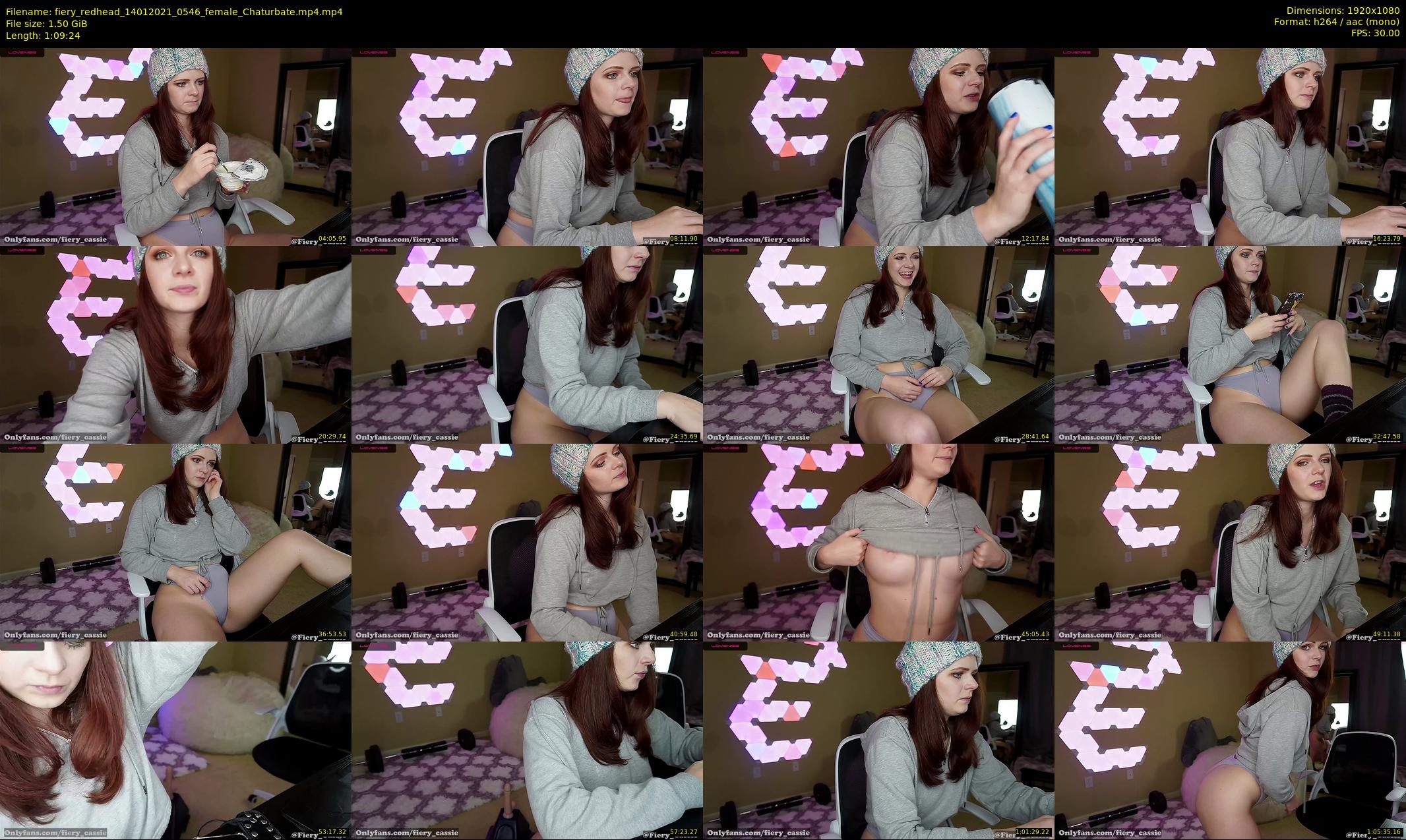 fiery_redhead — 70 minute Chaturbate female cam show recording, 1080p, Jan 14, 2021