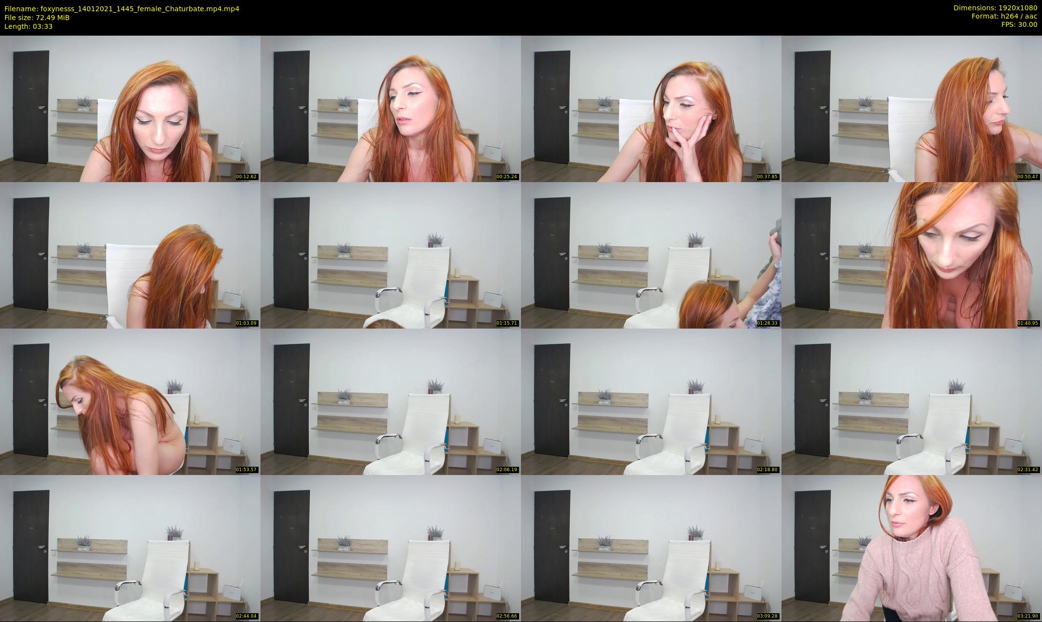 foxynesss — 4 minute Chaturbate female cam show recording, 1080p, Jan 14, 2021