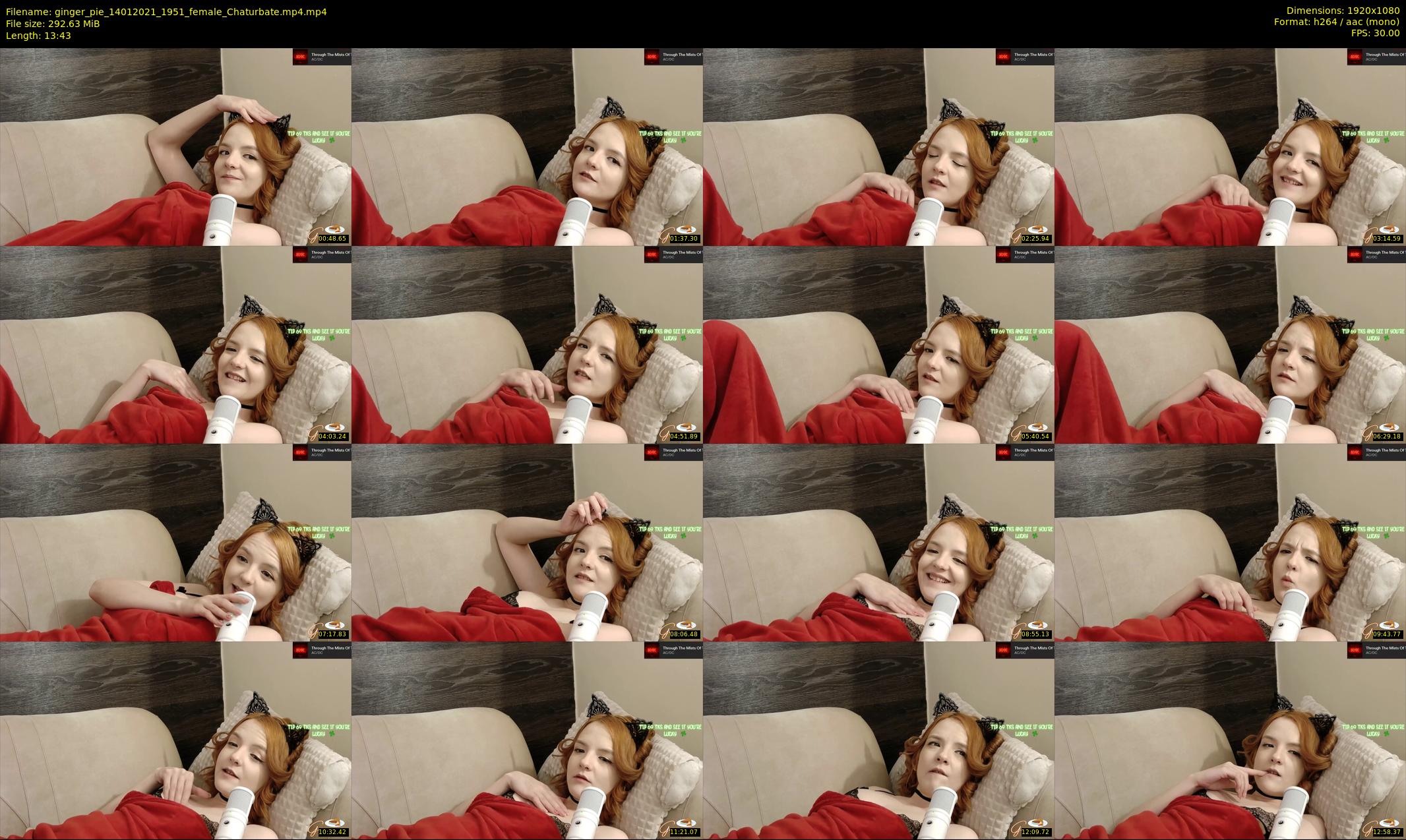 ginger_pie — 14 minute Chaturbate female cam show recording, 1080p, Jan 14, 2021