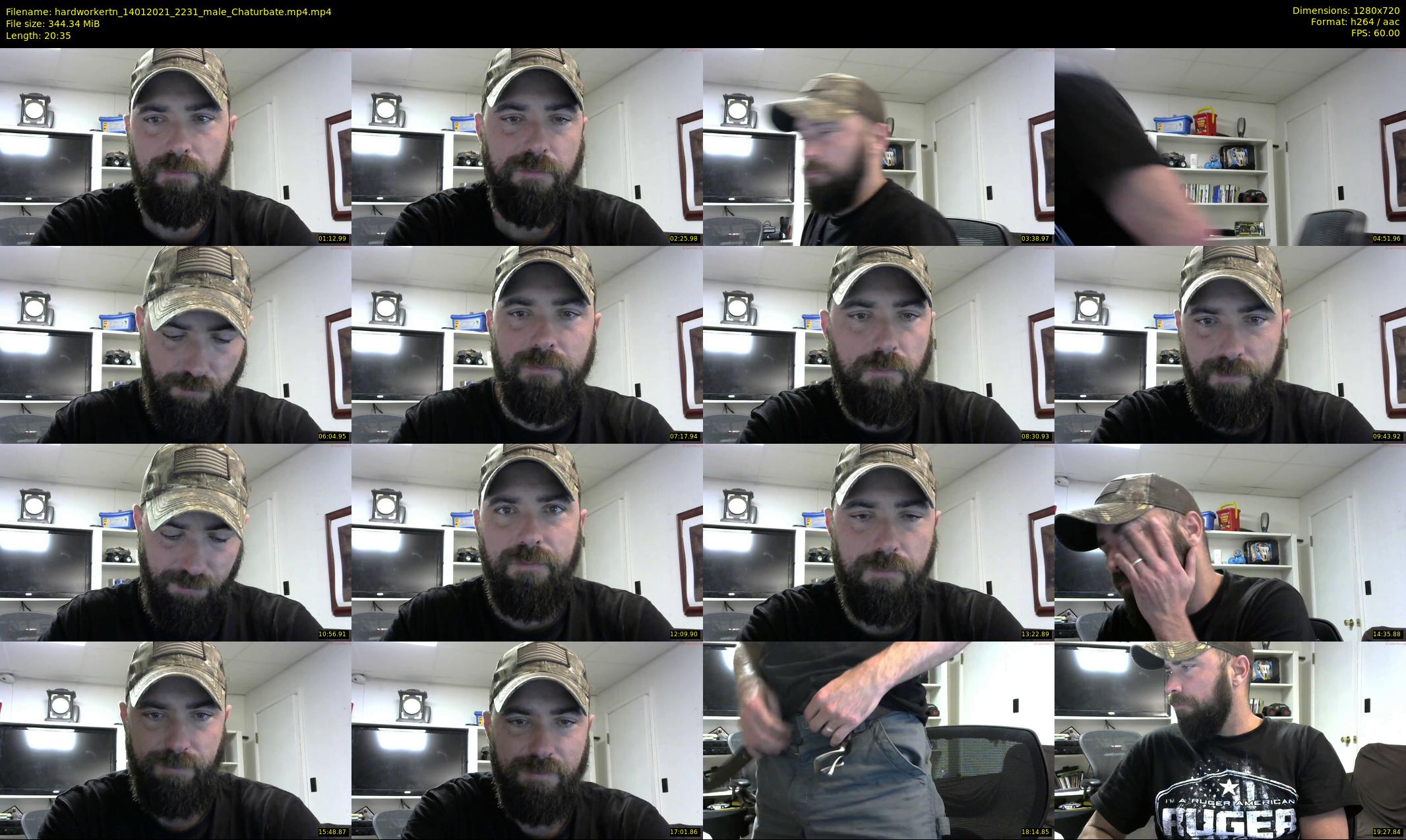 hardworkertn — 21 minute Chaturbate male cam show recording, 720p, Jan 14, 2021