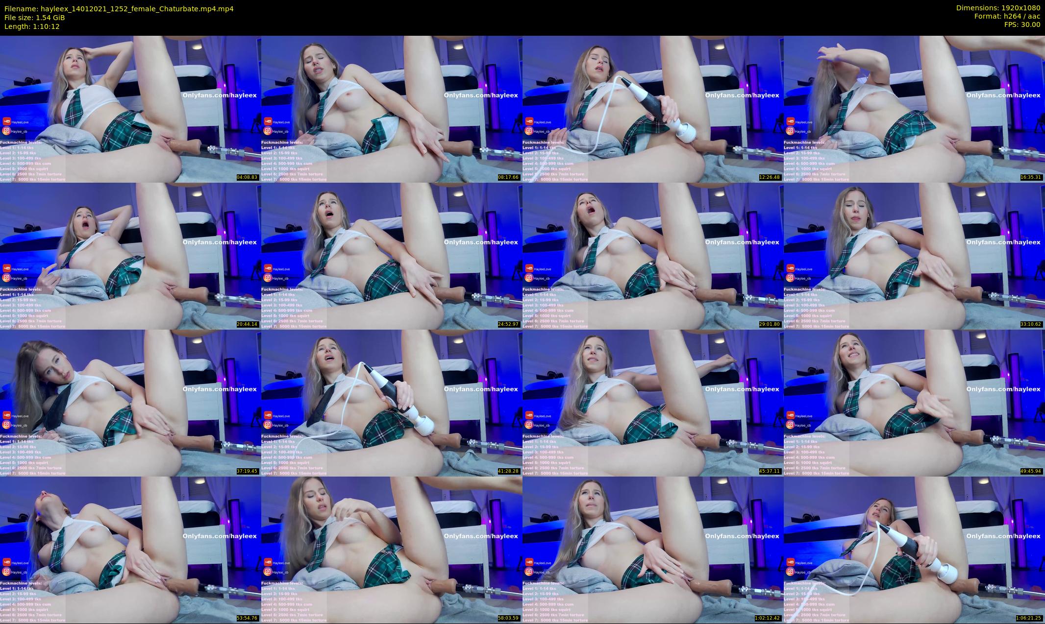 hayleex — 71 minute Chaturbate female cam show recording, 1080p, Jan 14, 2021