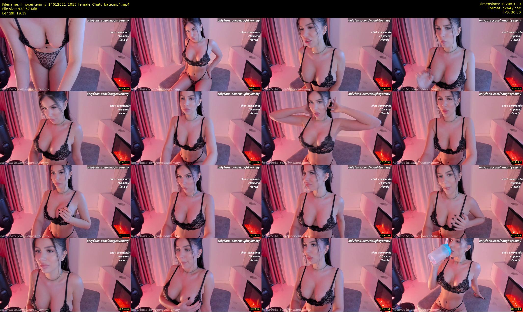 innocentemmy — 20 minute Chaturbate female cam show recording, 1080p, Jan 14, 2021