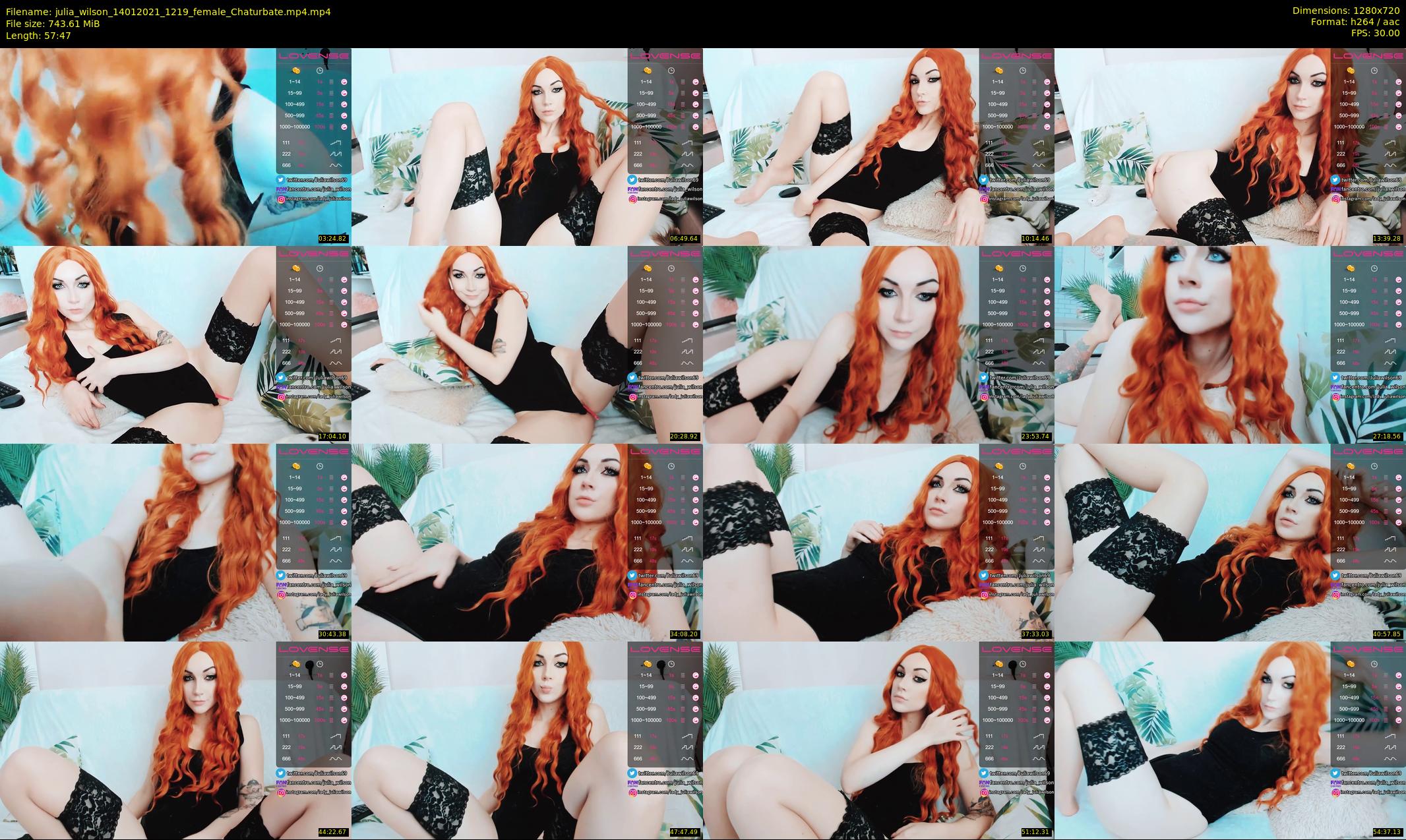 julia_wilson — 58 minute Chaturbate female cam show recording, 720p, Jan 14, 2021