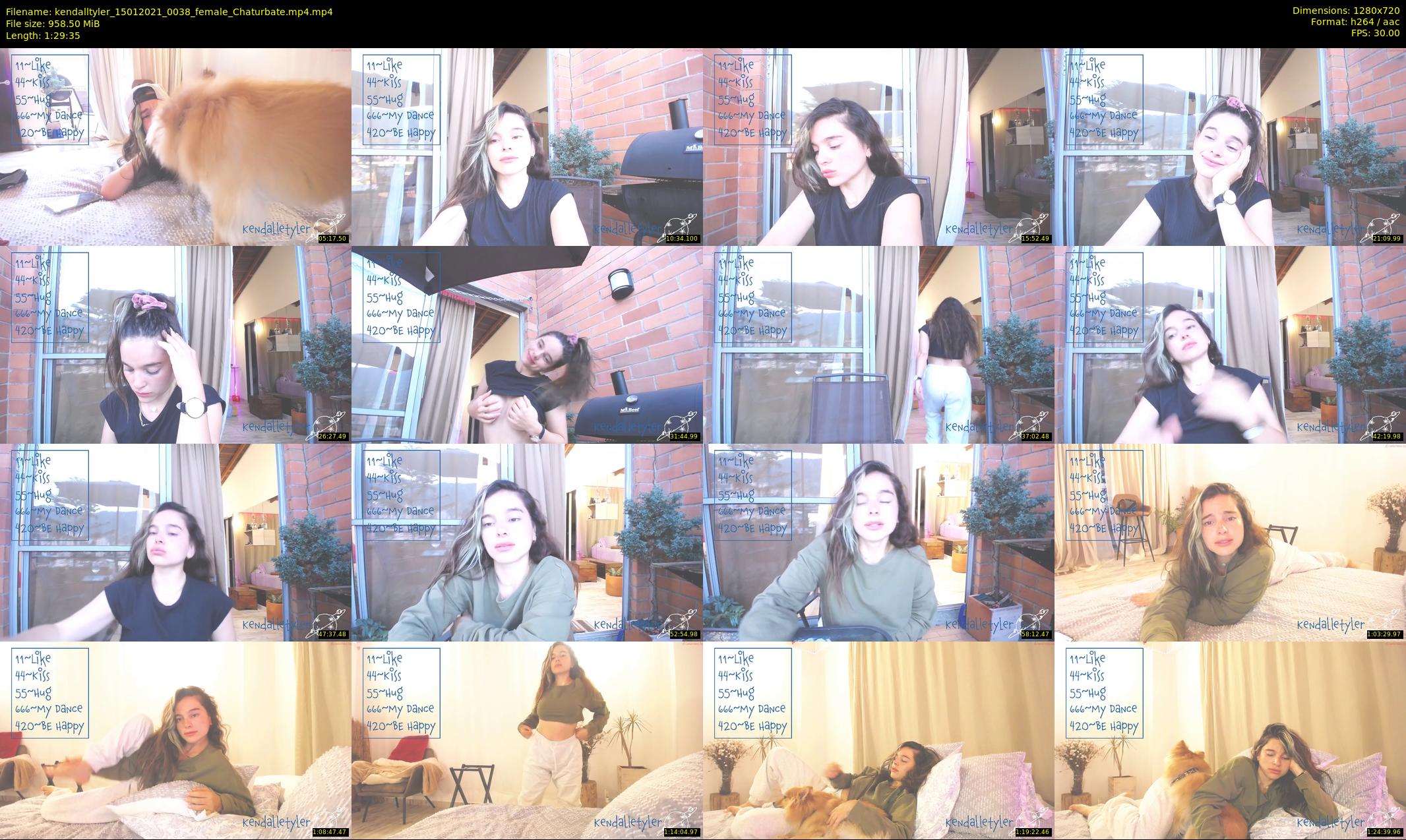 kendalltyler — 90 minute Chaturbate female cam show recording, 720p, Jan 15, 2021